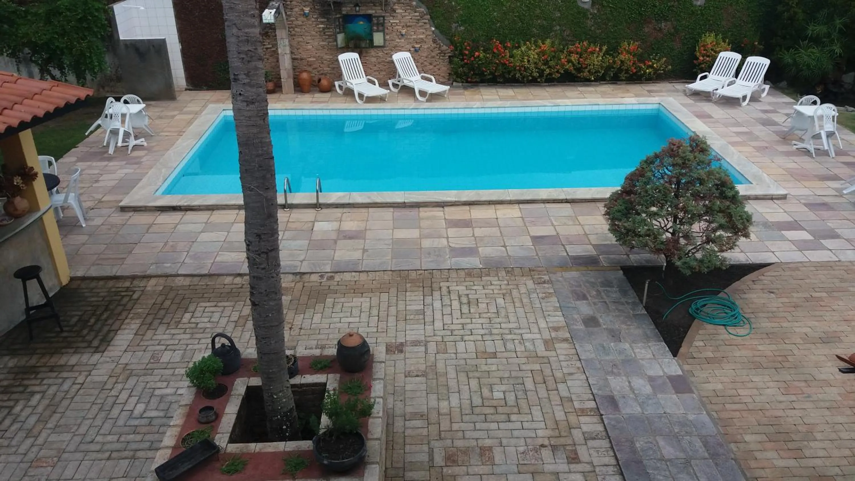 Pool view in Pousada Dos Cajueiros