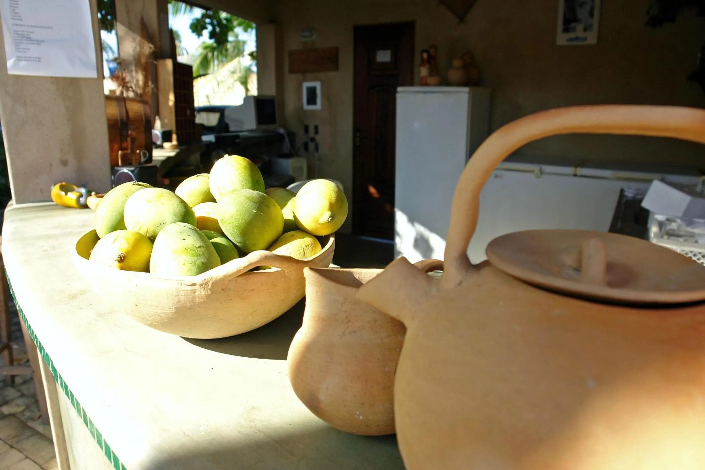 Kitchen or kitchenette in Pousada Dos Cajueiros