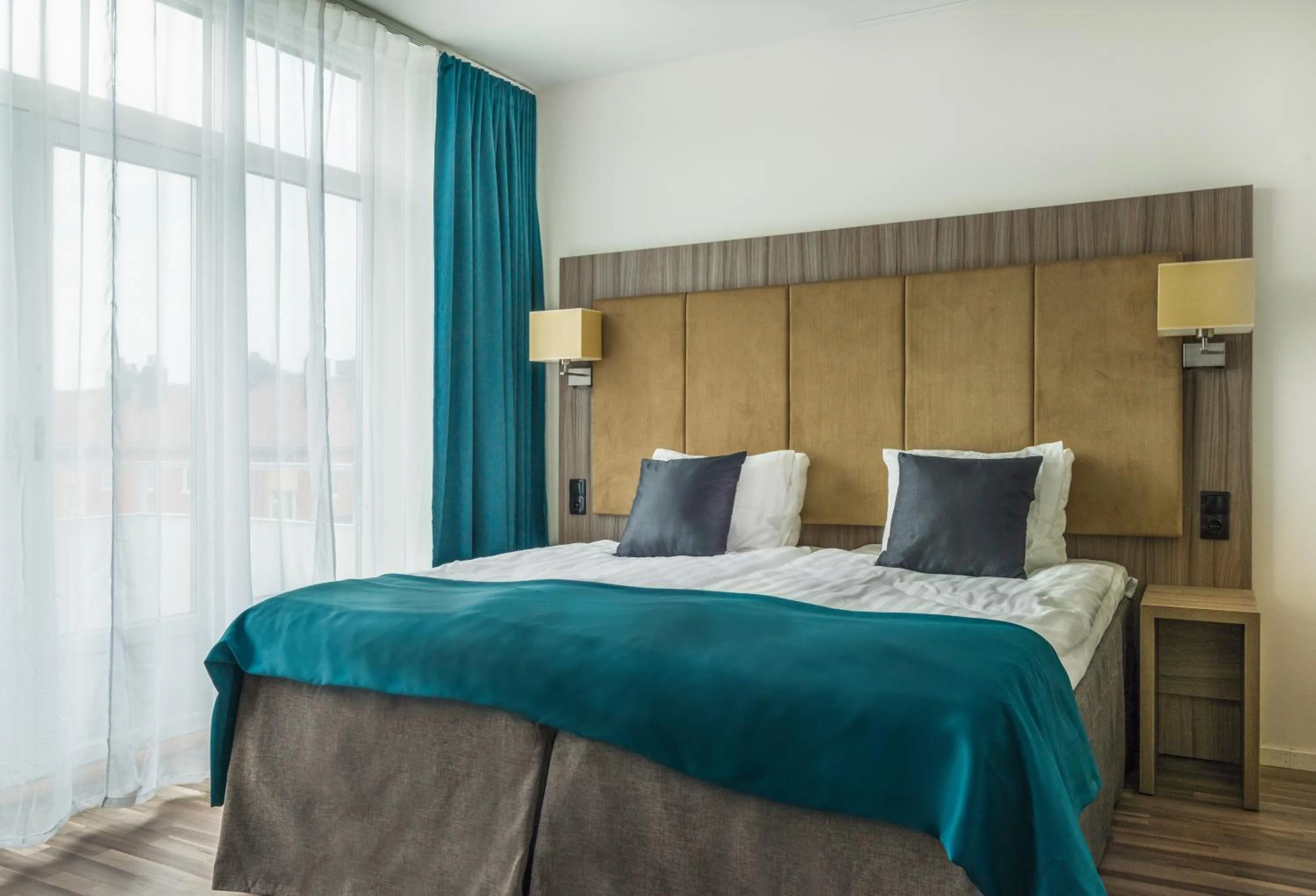 Bed in Hotel Oxelösund