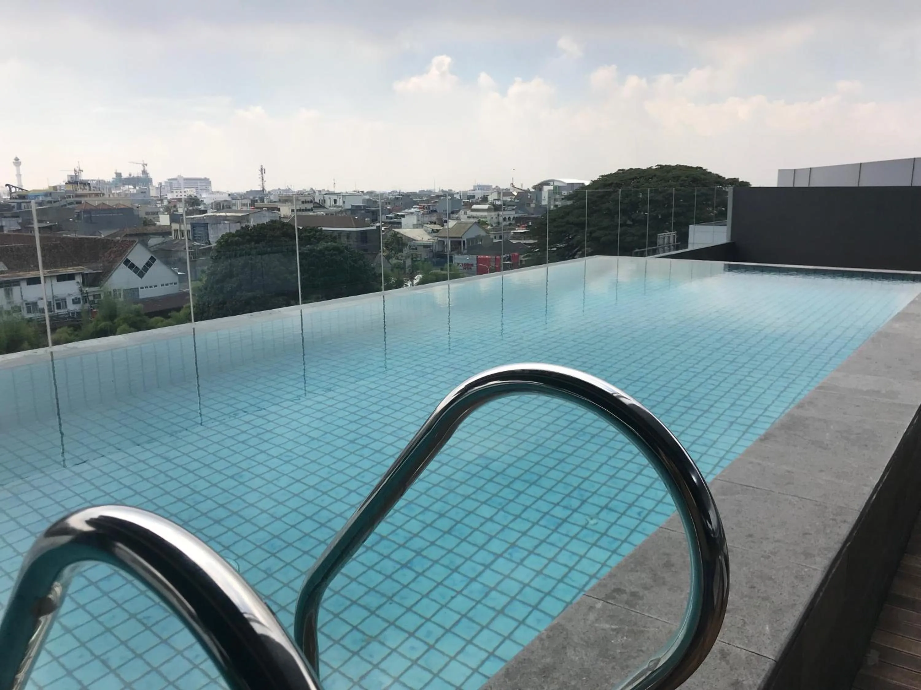 Pool view in YELLO Hotel Paskal Bandung