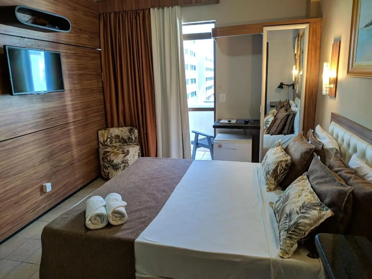 Bed in Laguna Praia Hotel