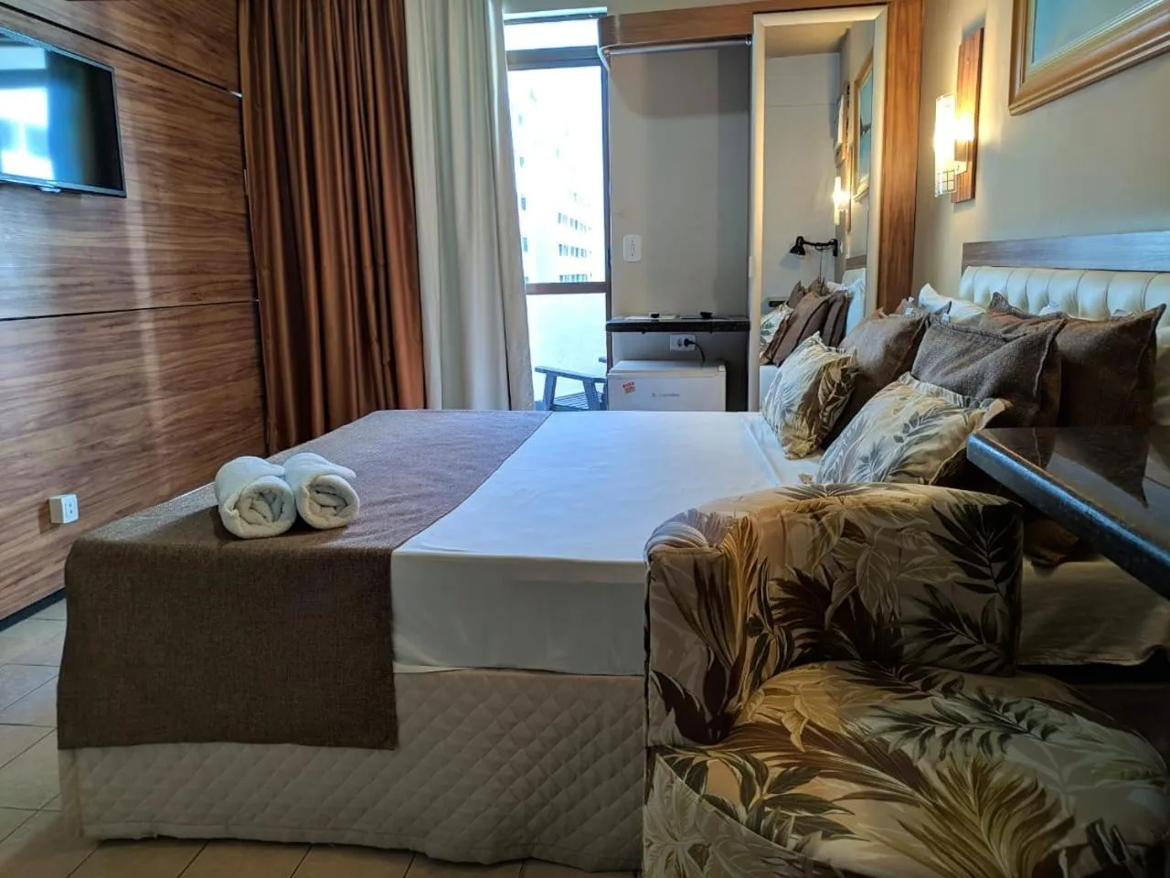 Bed in Laguna Praia Hotel