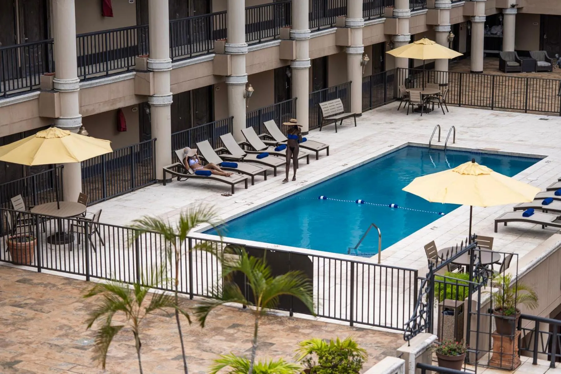 Swimming pool in Windward Passage Hotel