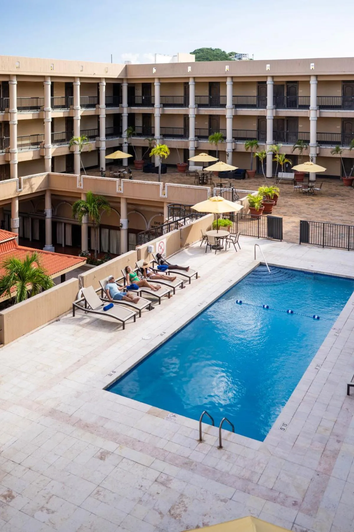 Swimming pool in Windward Passage Hotel