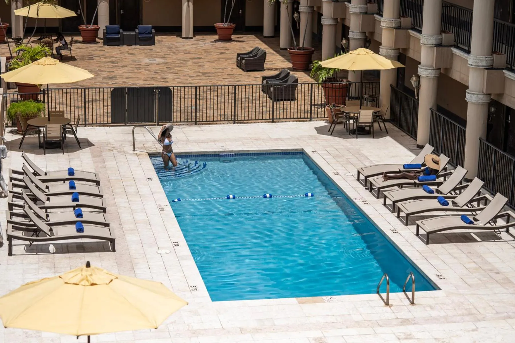 Swimming pool in Windward Passage Hotel