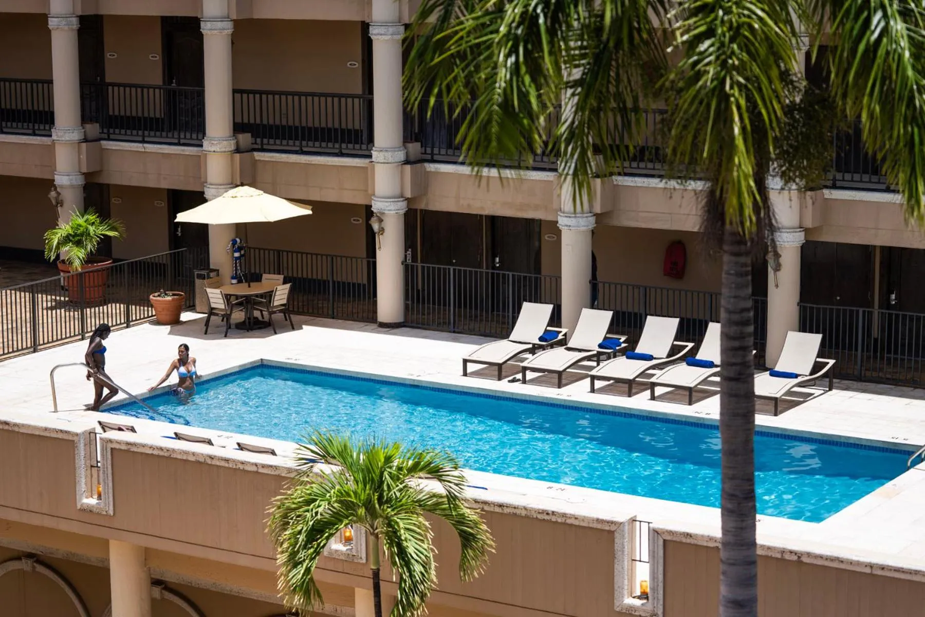 Swimming pool in Windward Passage Hotel