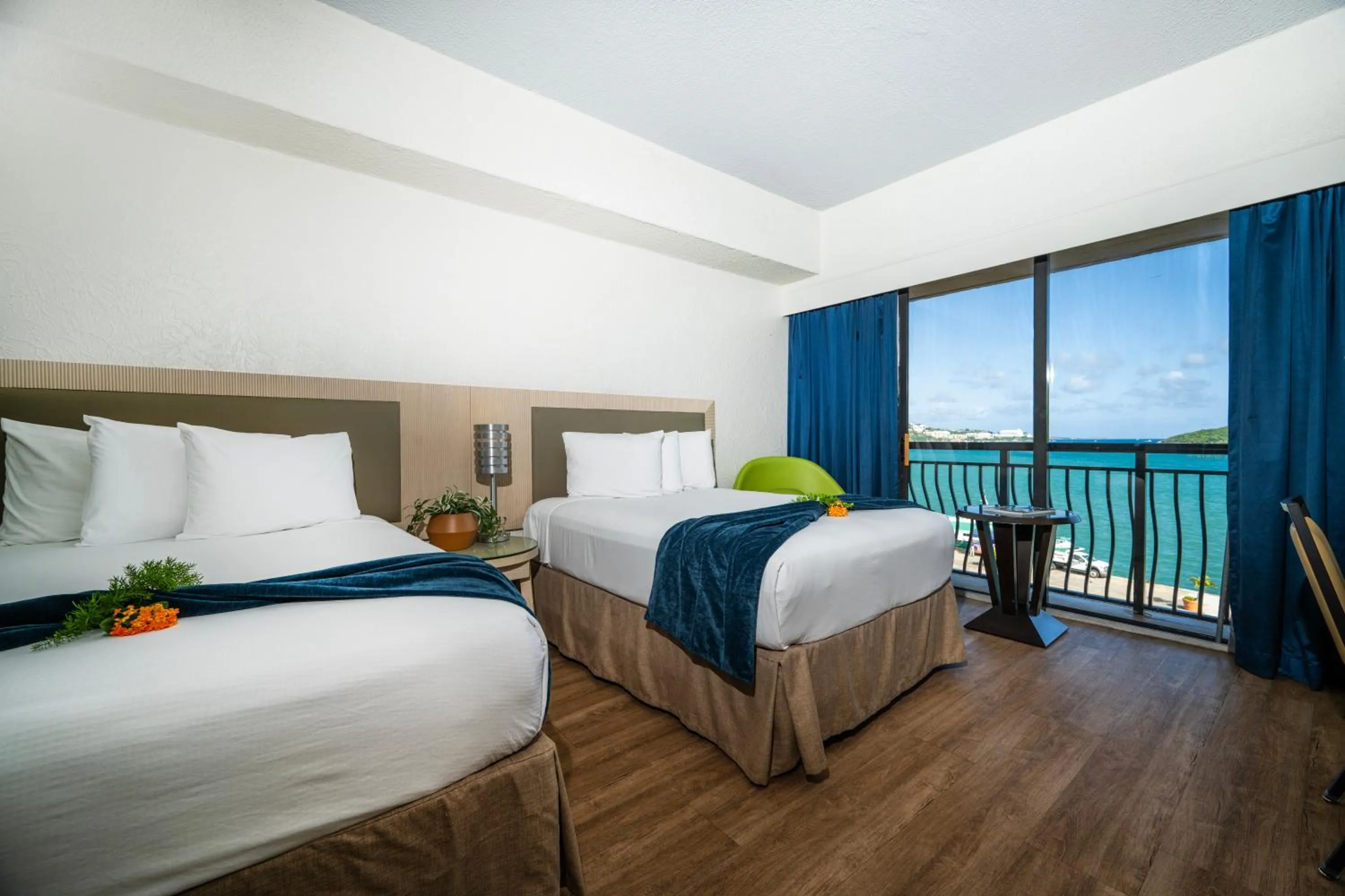 Bed in Windward Passage Hotel