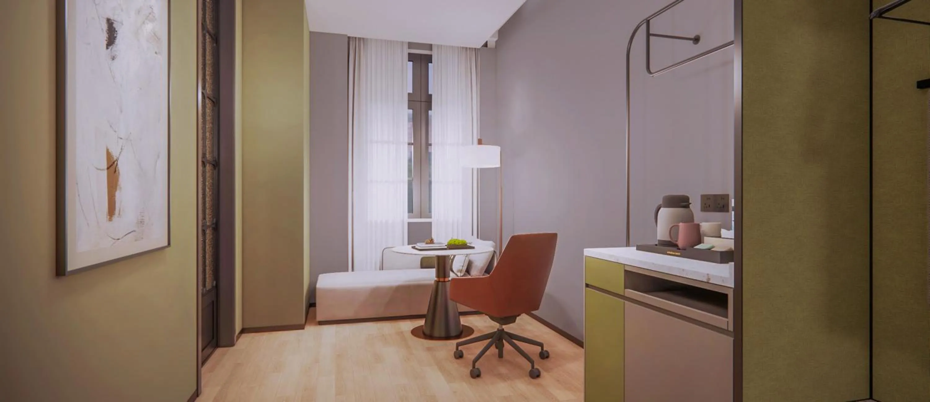 Property building, Bed in Meliá Shanghai Parkside