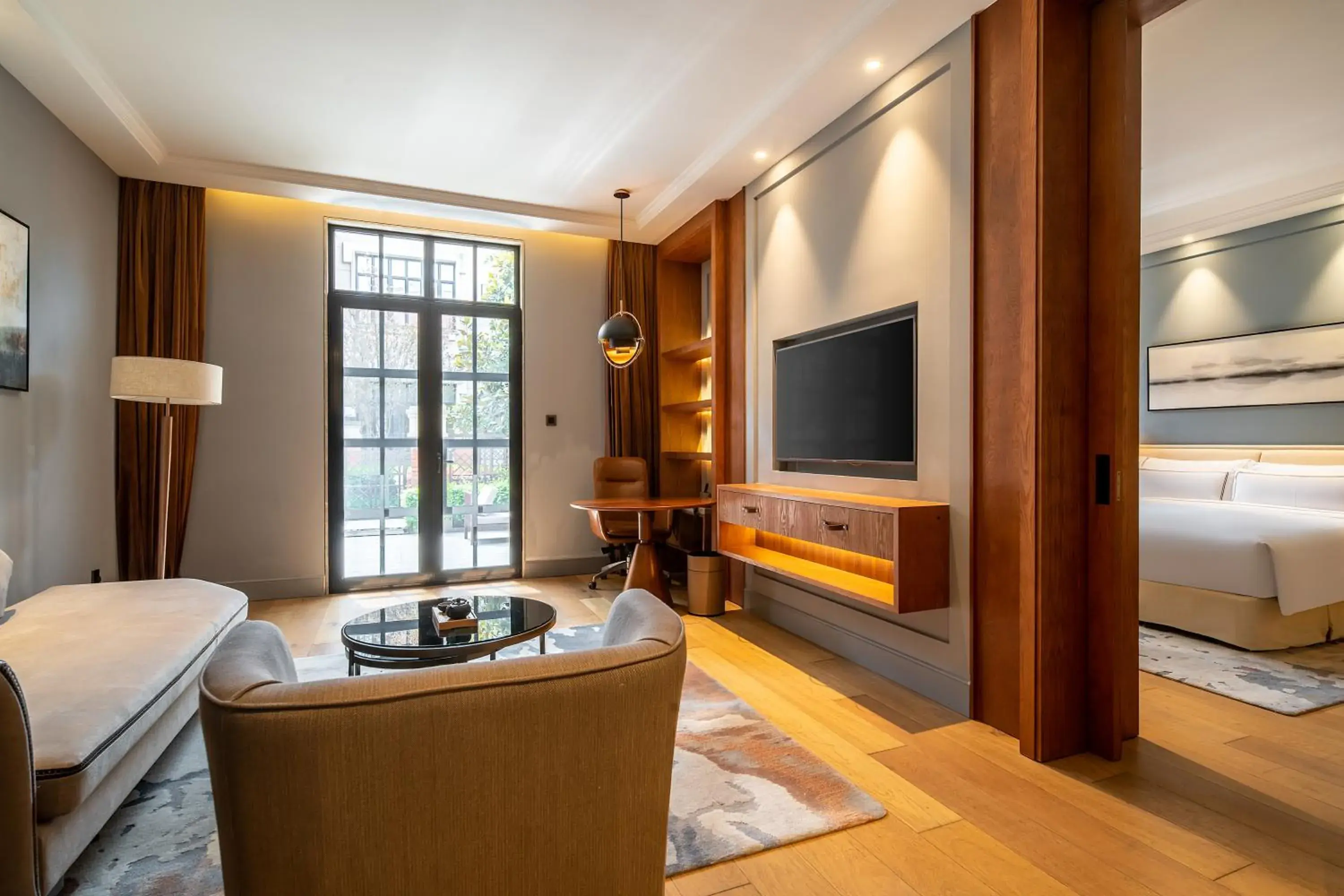 Photo of the whole room, Bed in Melia Shanghai Parkside Photo of the whole room, Bed in Melia Shanghai Parkside