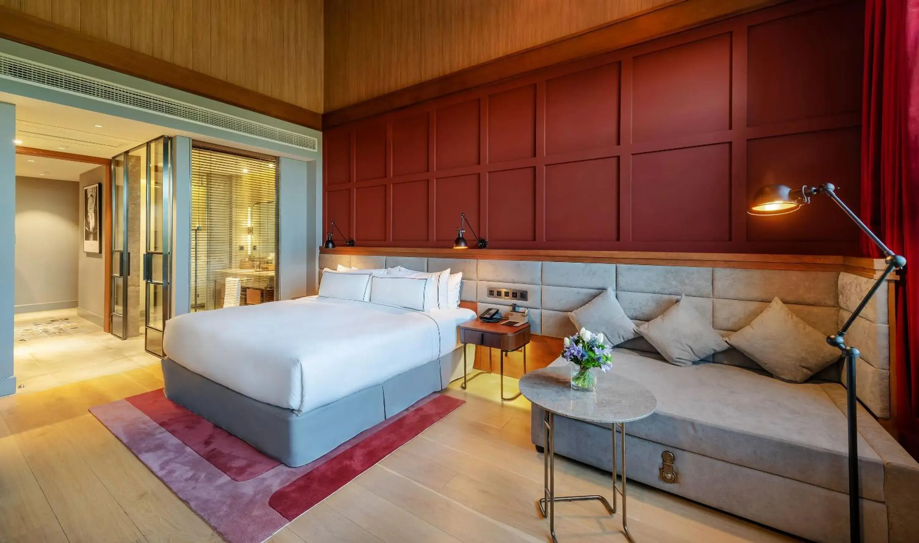 Bed in Meliá Shanghai Parkside Bed in Meliá Shanghai Parkside