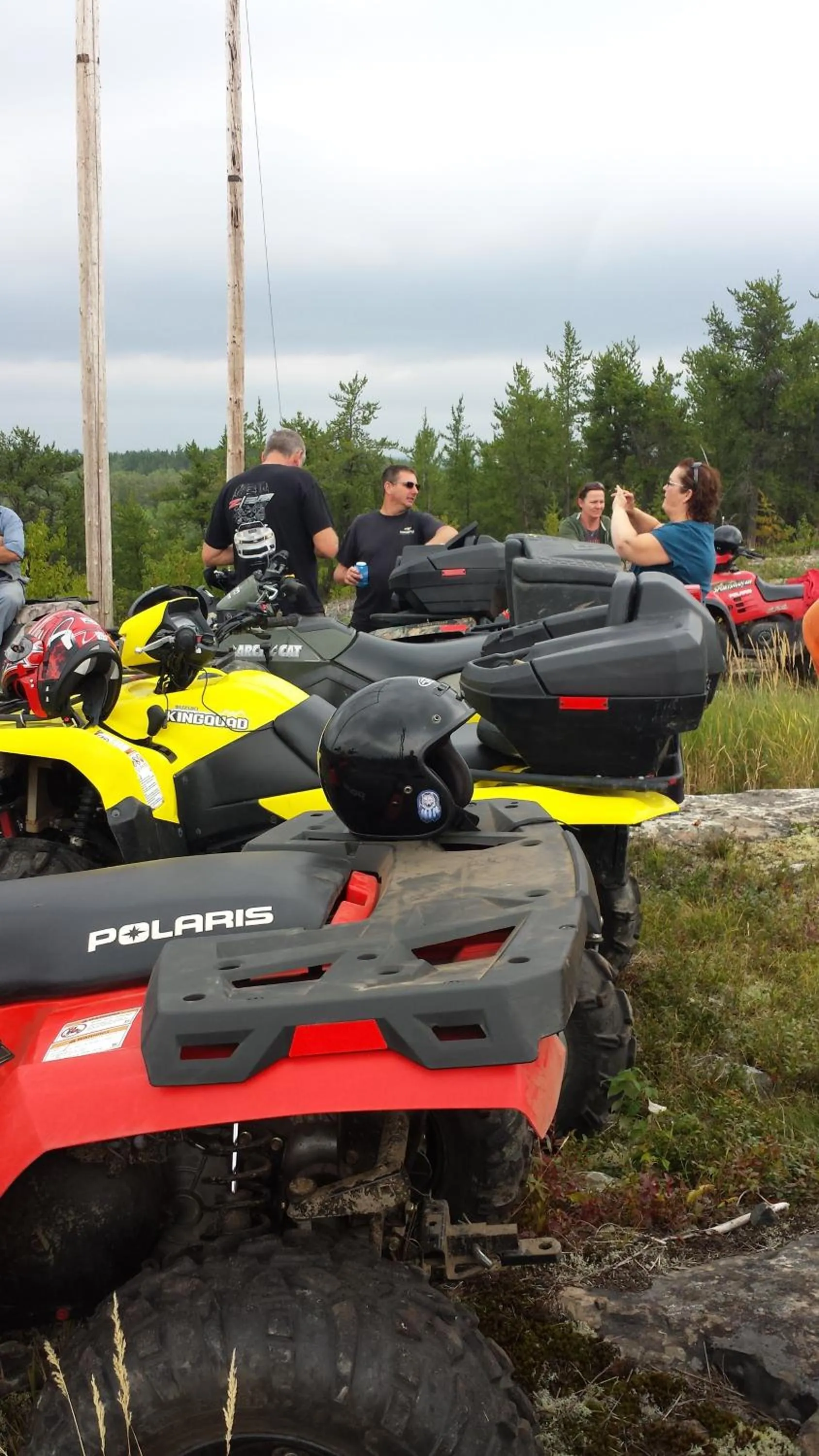 group of guests in Haileybury Beach Motel