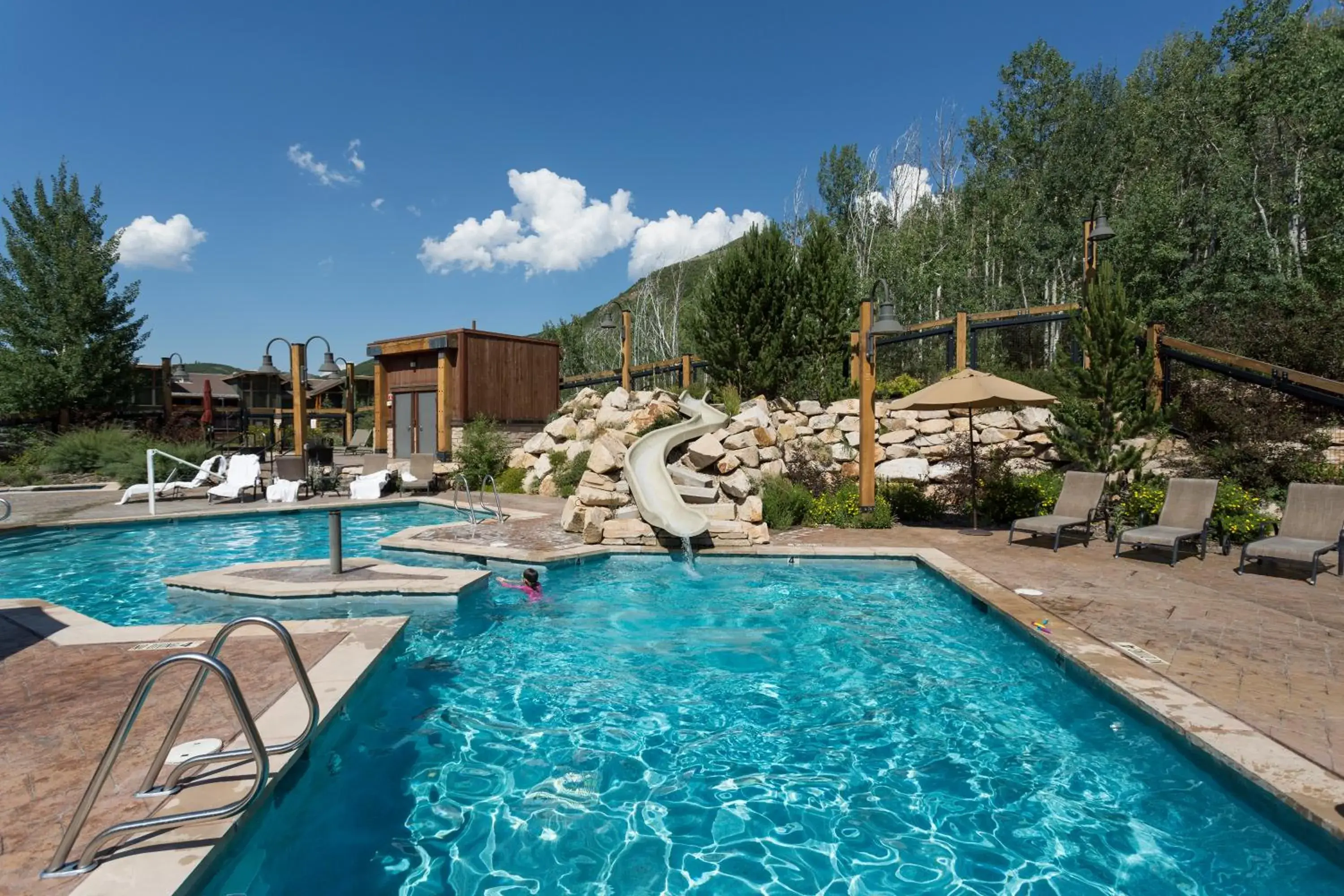 Swimming Pool in Silver Baron Lodge