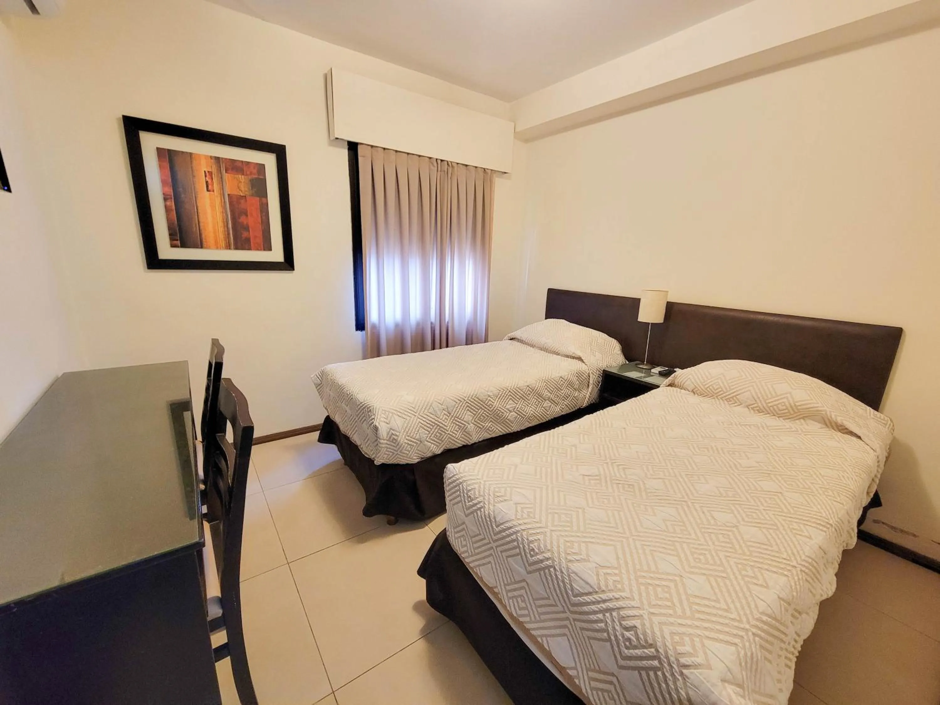 Bed in Hotel Genoves