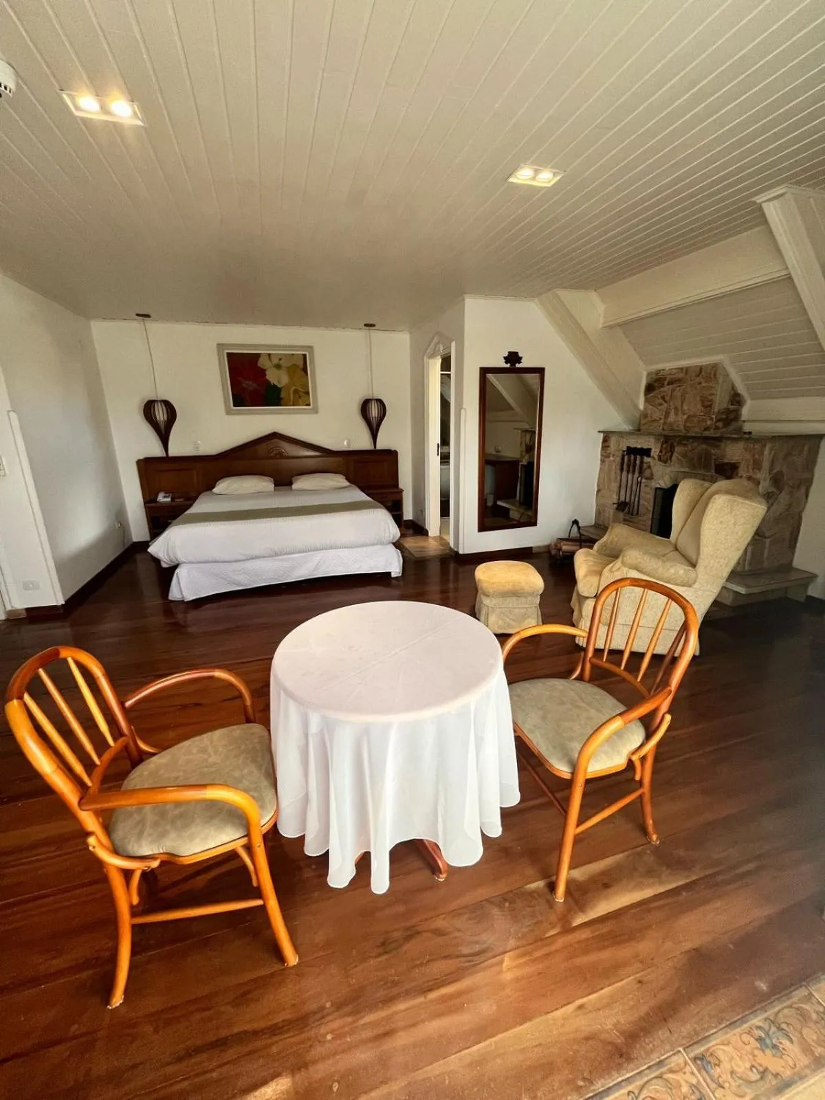 Bed in Pousada Dom Alfredo José