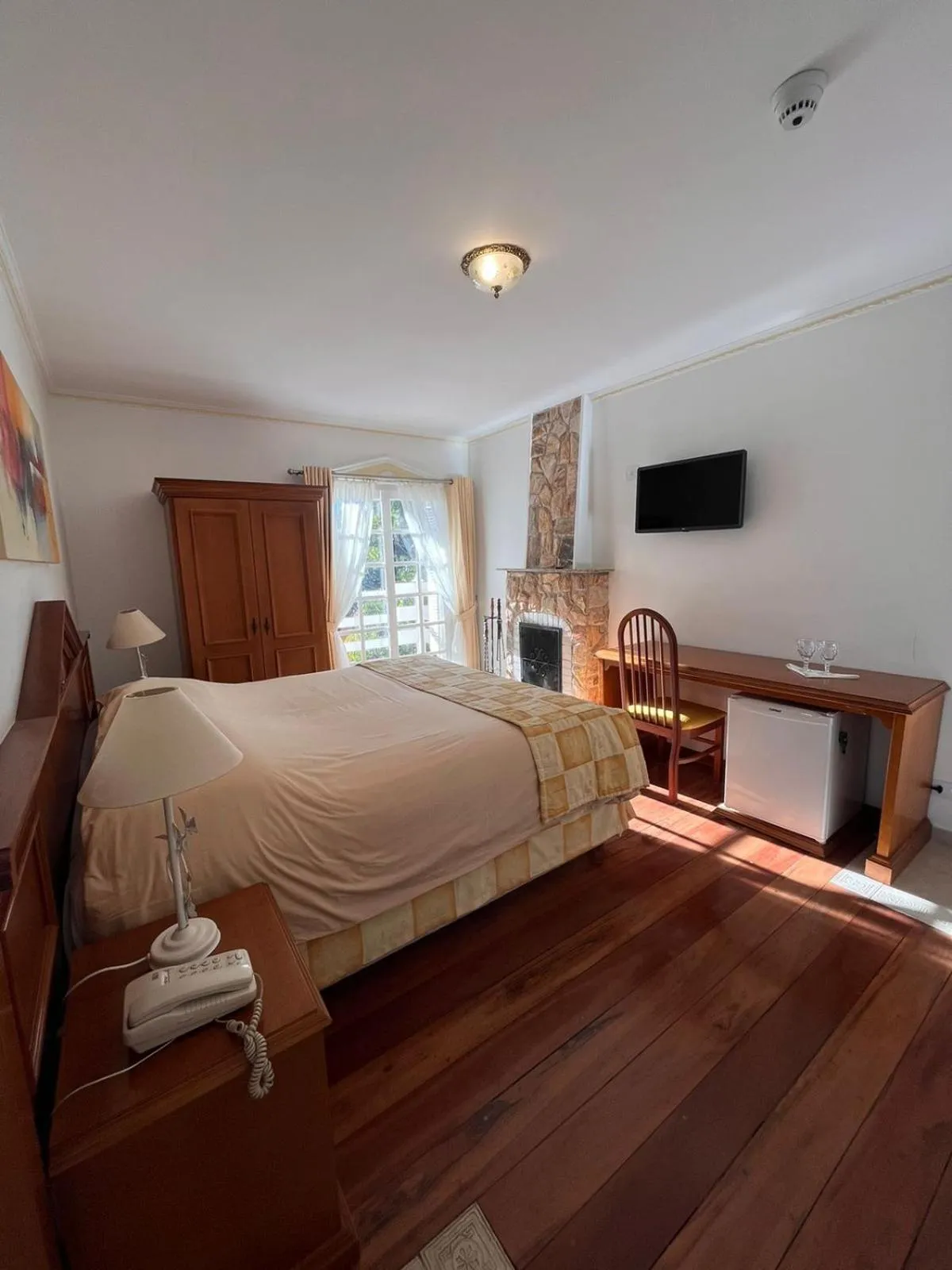 Bed in Pousada Dom Alfredo José