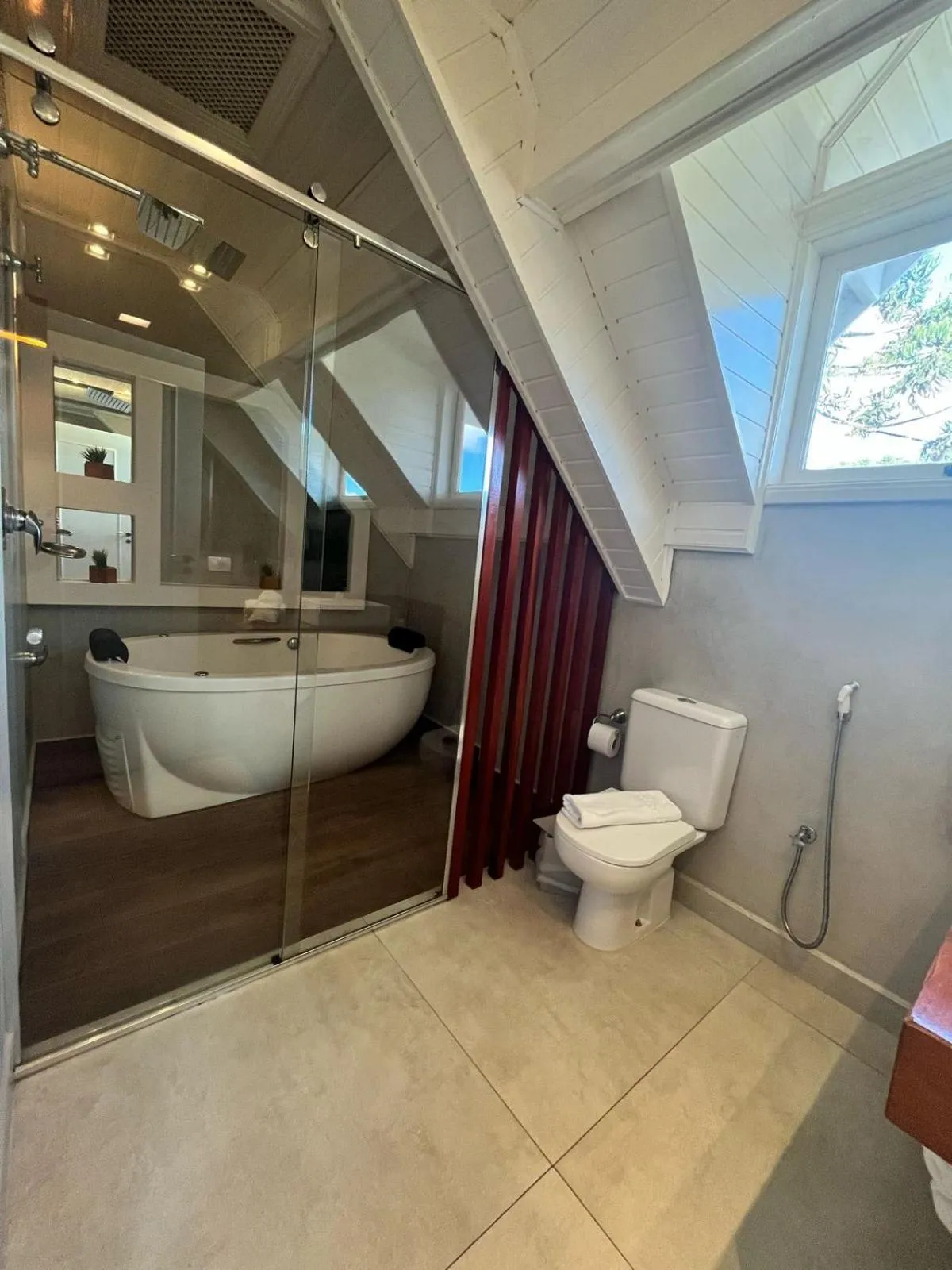 Shower in Pousada Dom Alfredo José