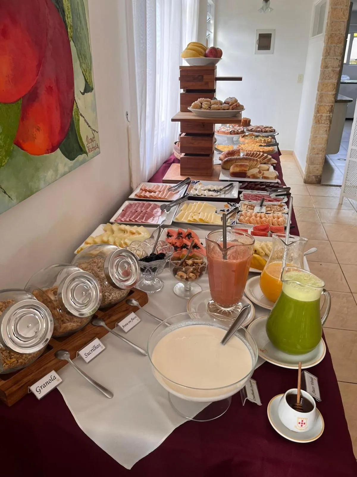 Breakfast in Pousada Dom Alfredo José