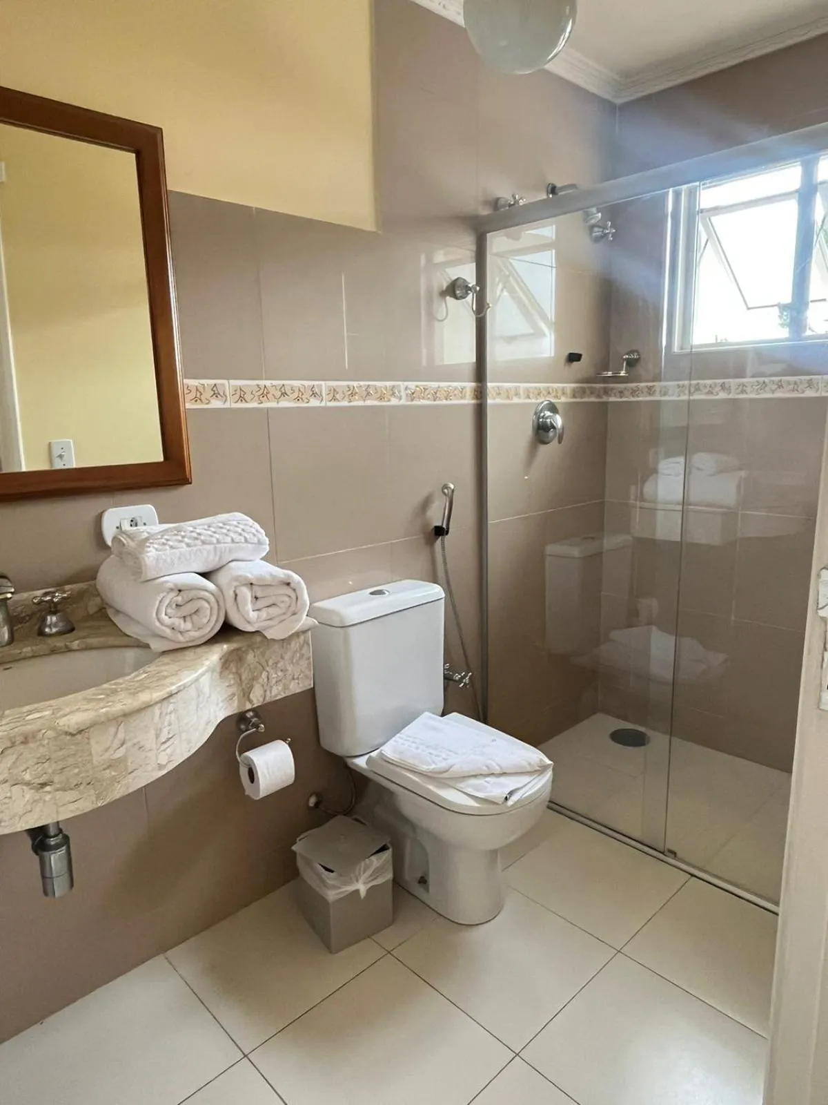 Shower in Pousada Dom Alfredo José