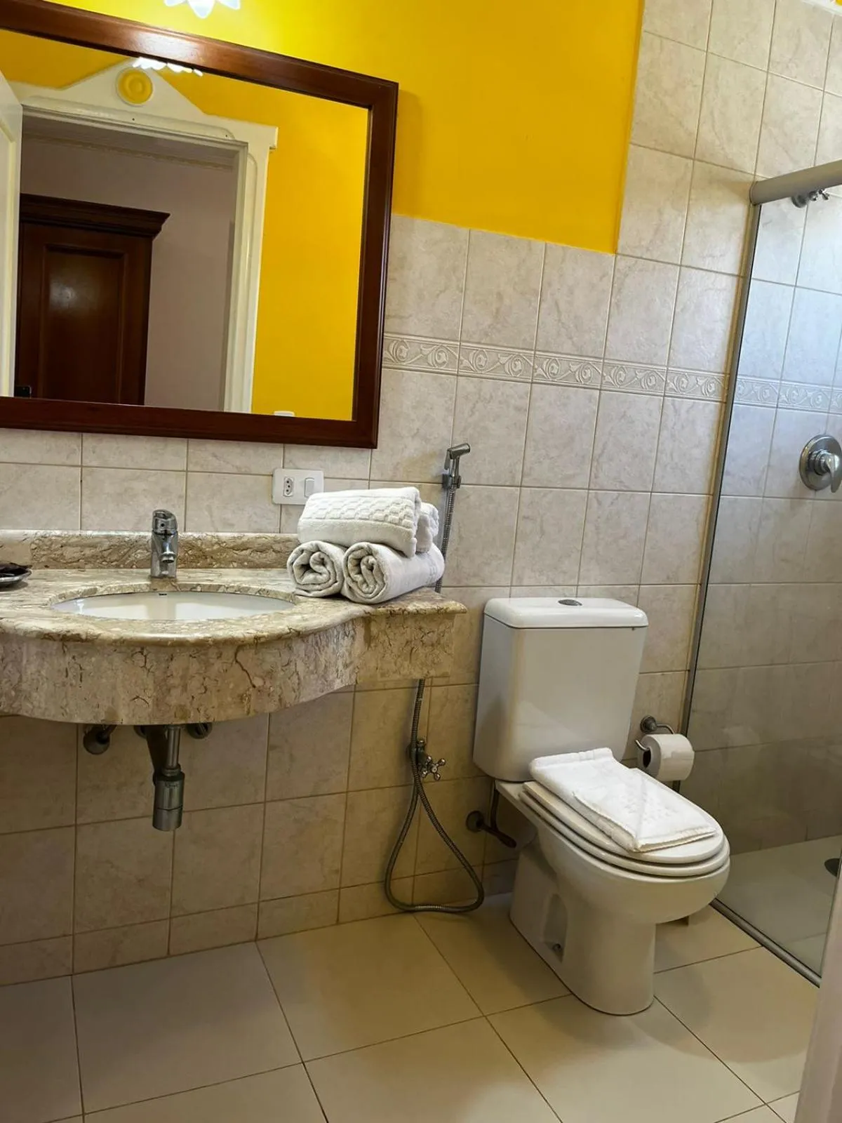 Bathroom in Pousada Dom Alfredo José