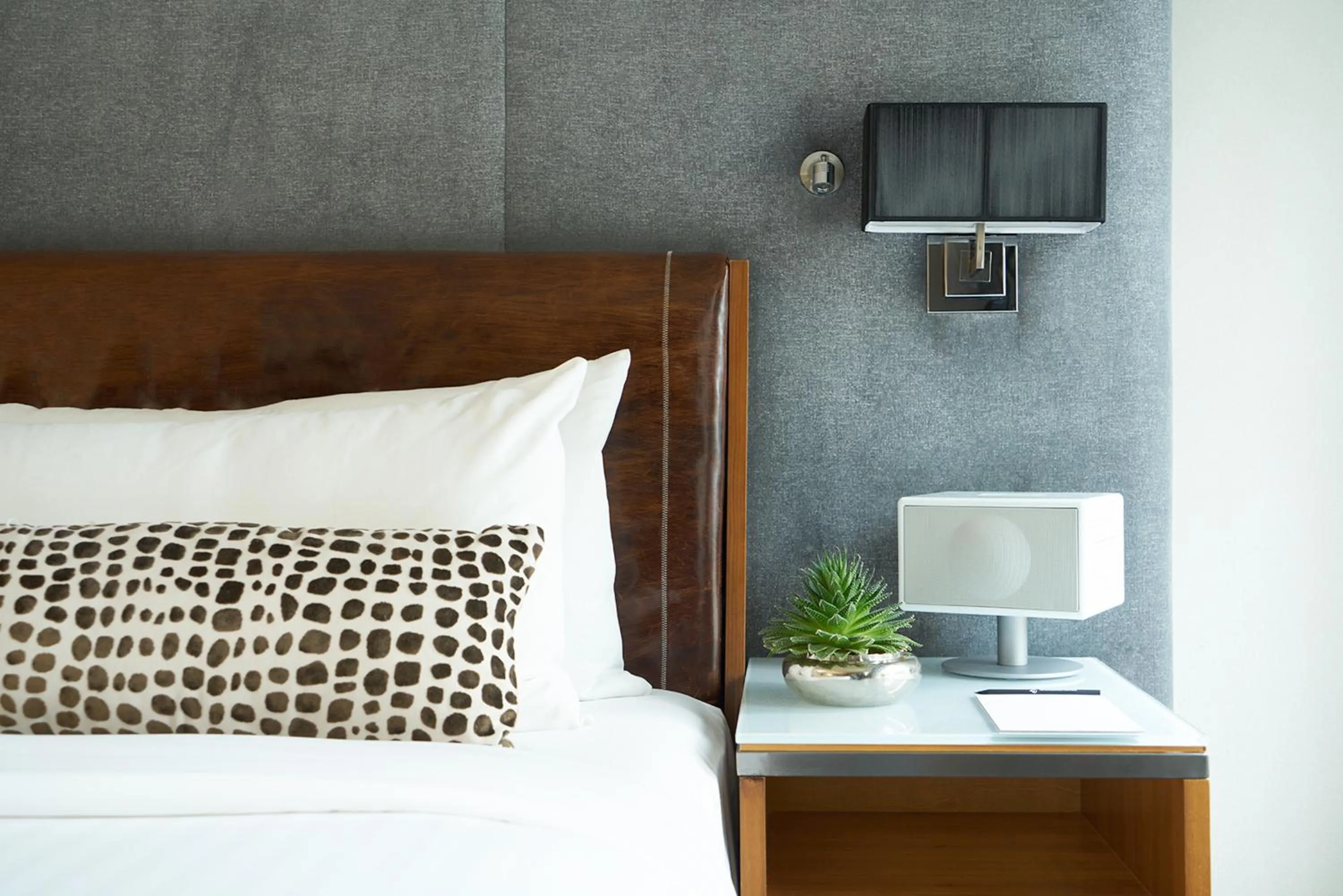 Decorative detail, Bed in Hotel 48LEX New York