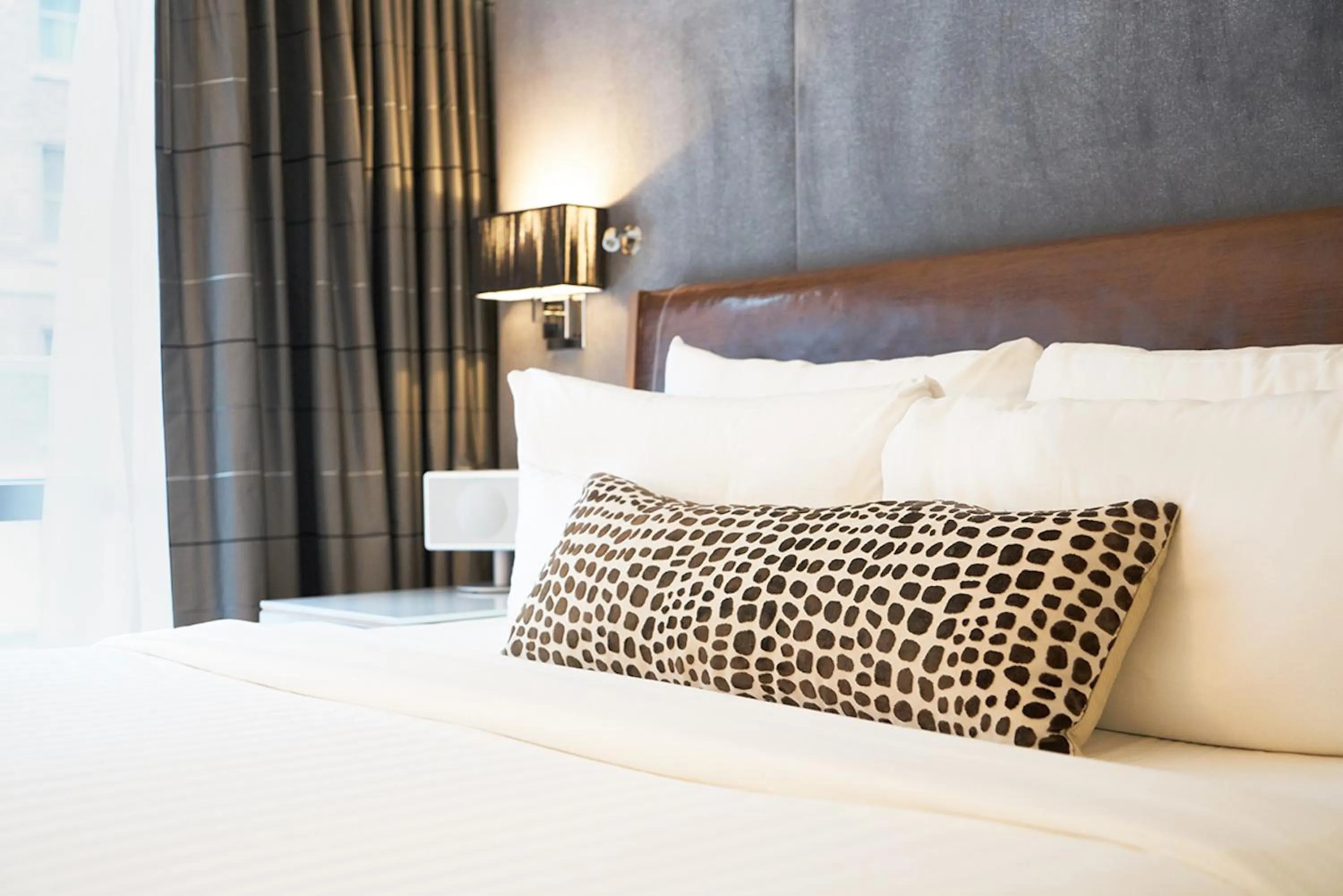 Decorative detail, Bed in Hotel 48LEX New York