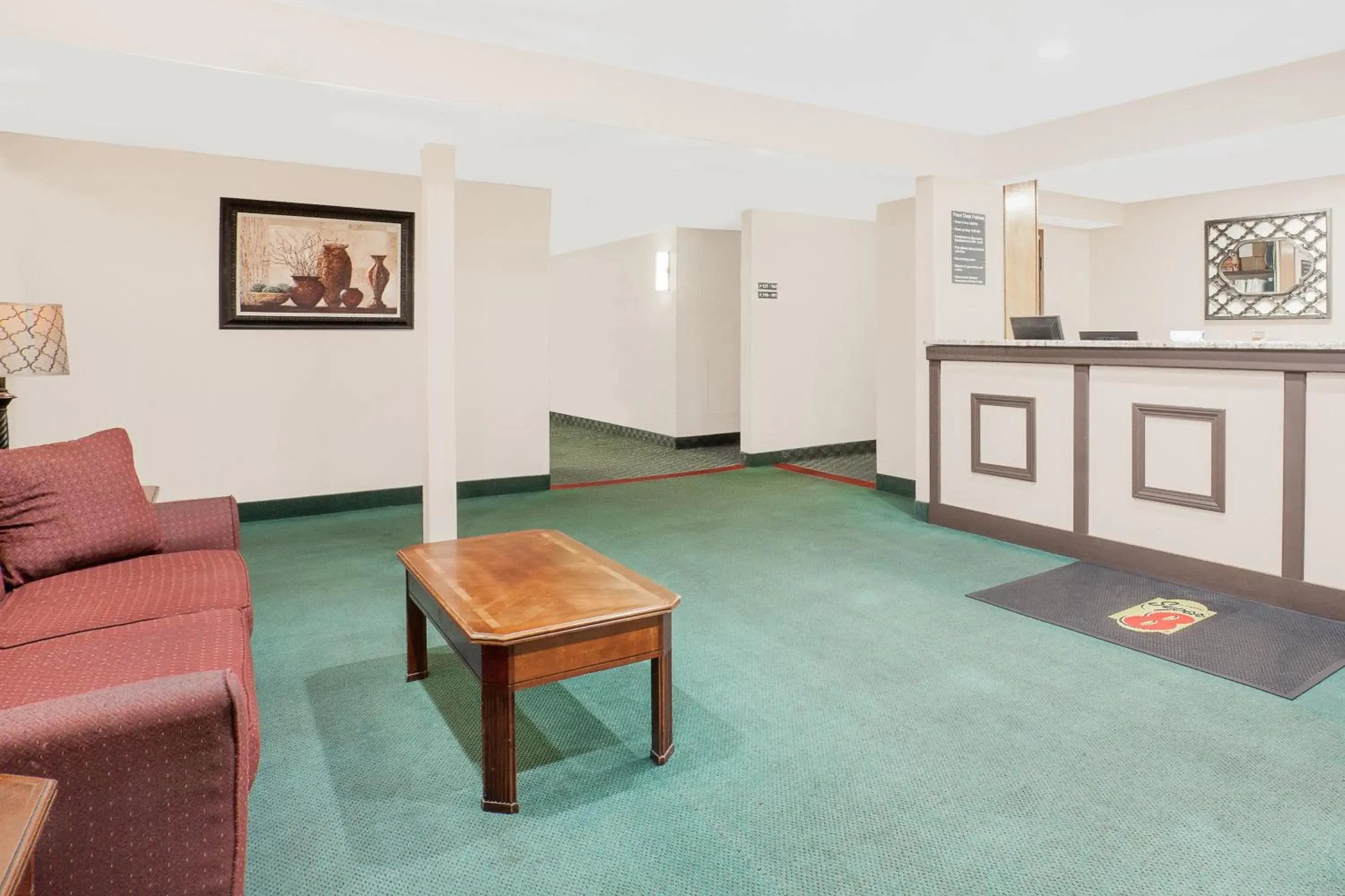 Lobby or reception in Super 8 by Wyndham Middletown Lobby or reception in Super 8 by Wyndham Middletown