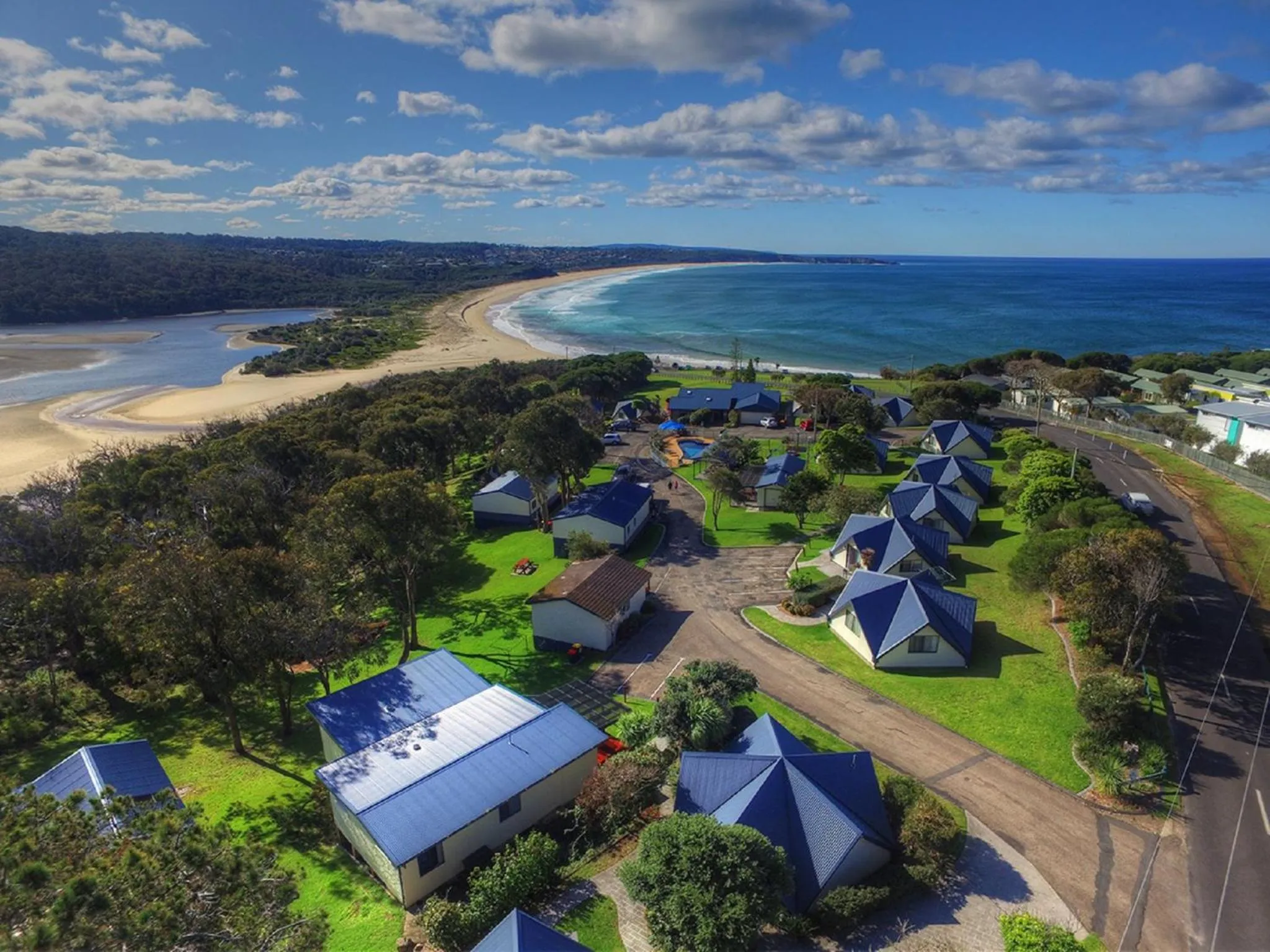 Bird's eye view in Beach Cabins Merimbula
