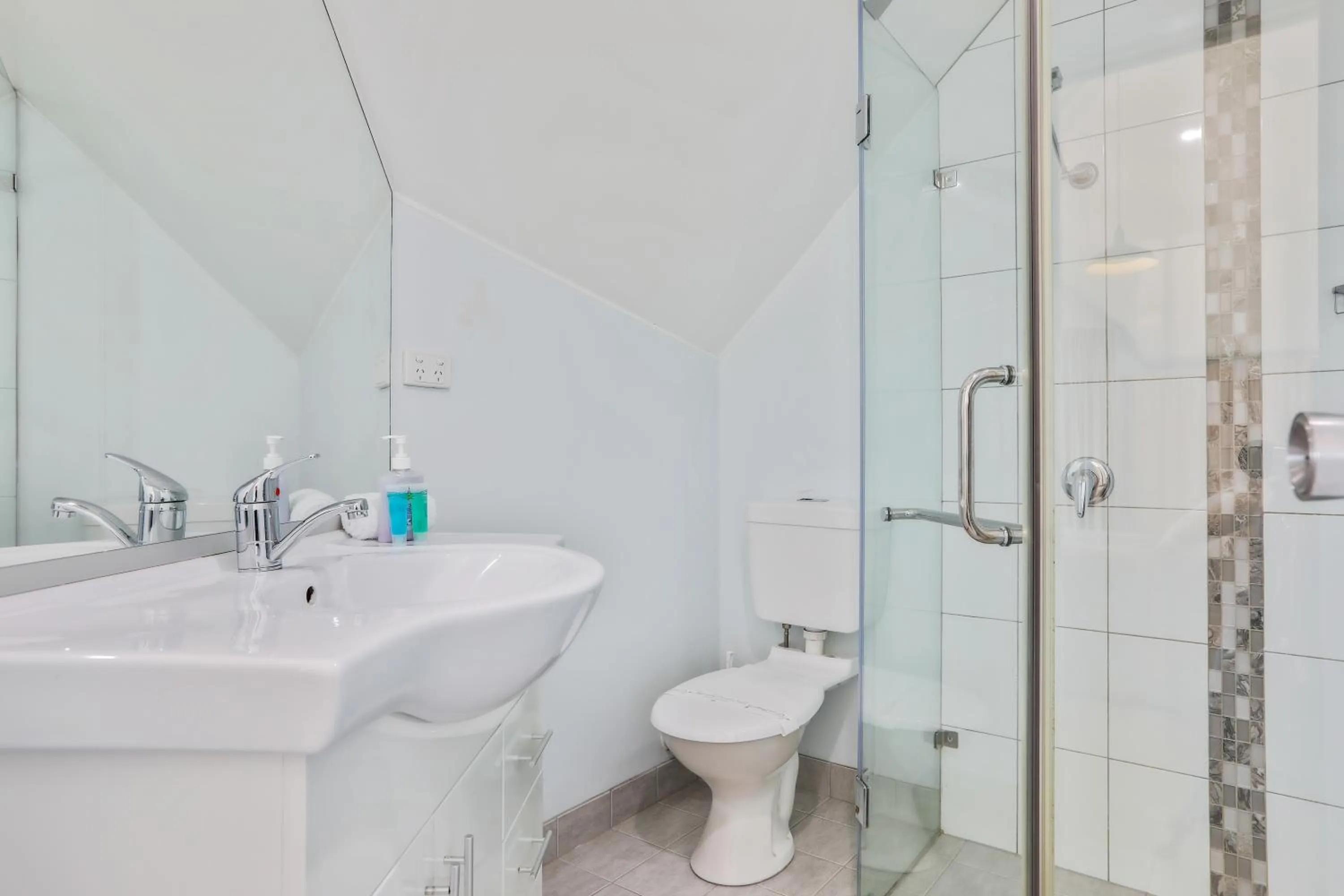 Bathroom in Beach Cabins Merimbula