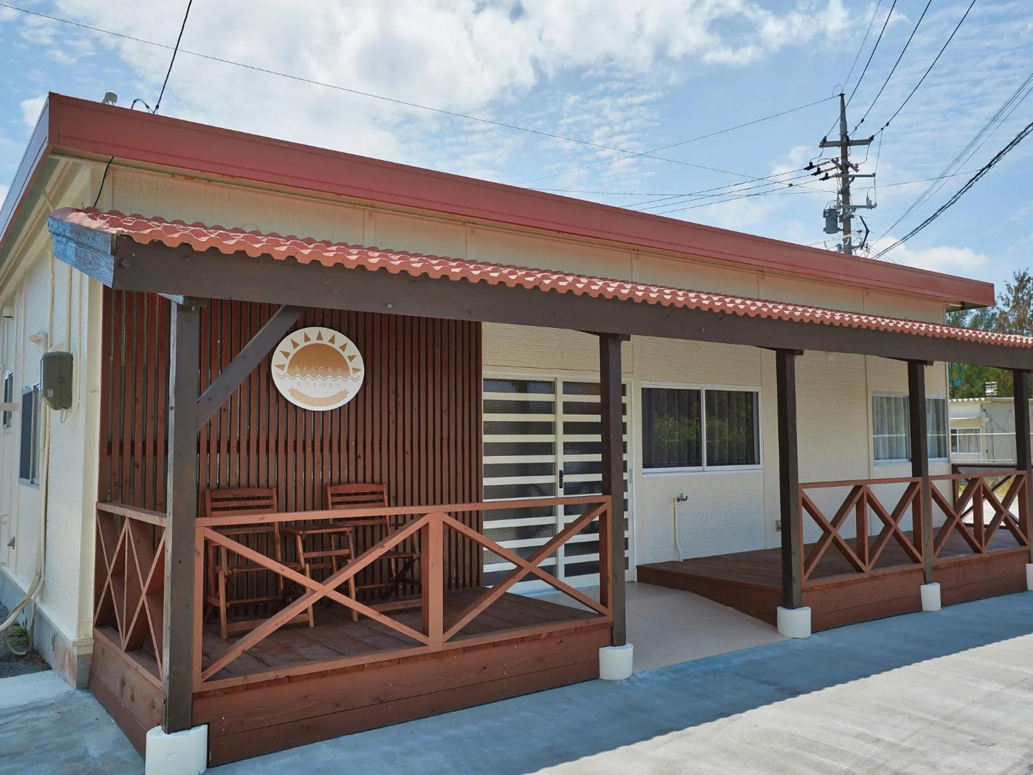 Facade/entrance in Sesoko Villa