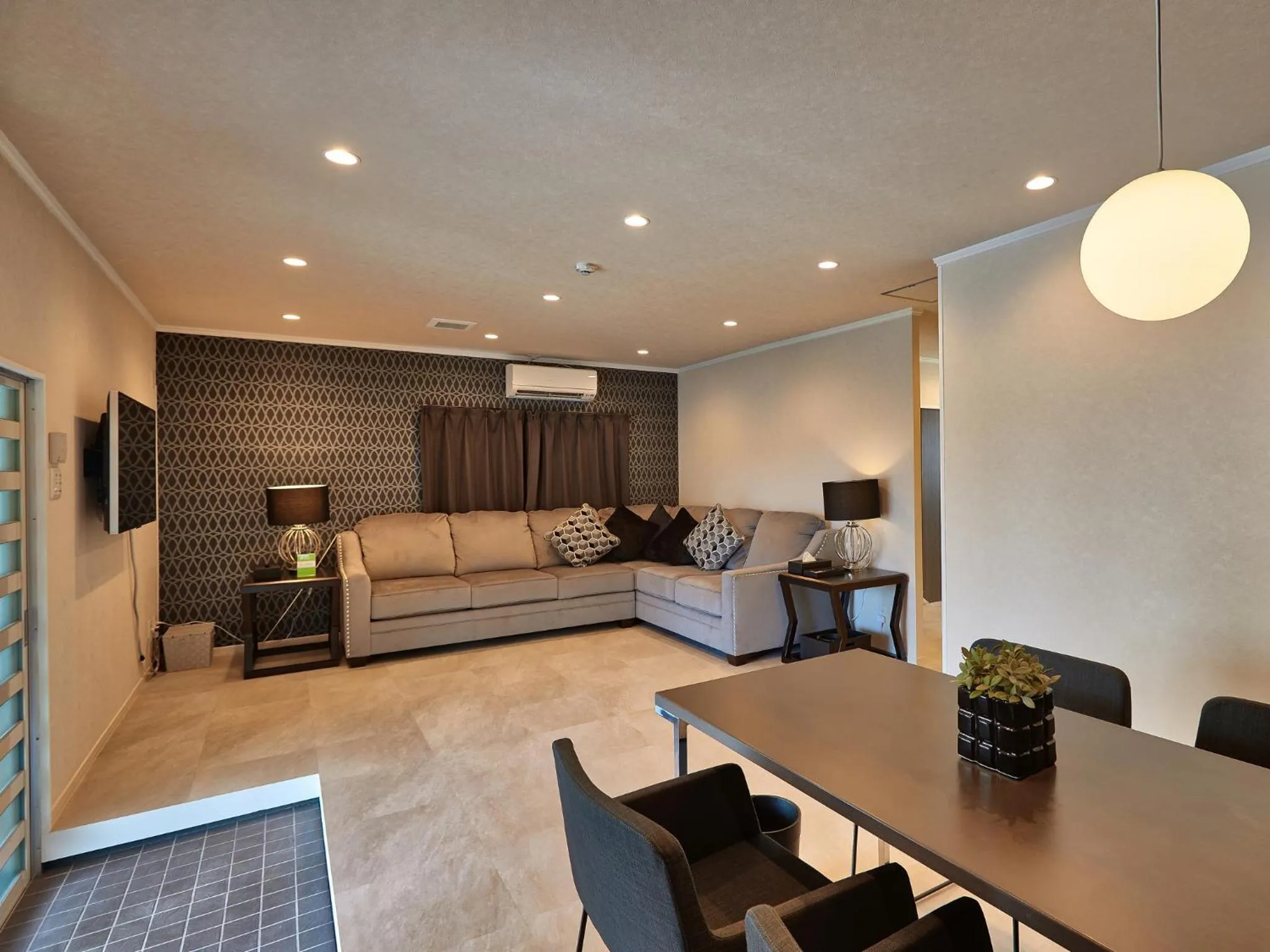 Living room in Sesoko Villa