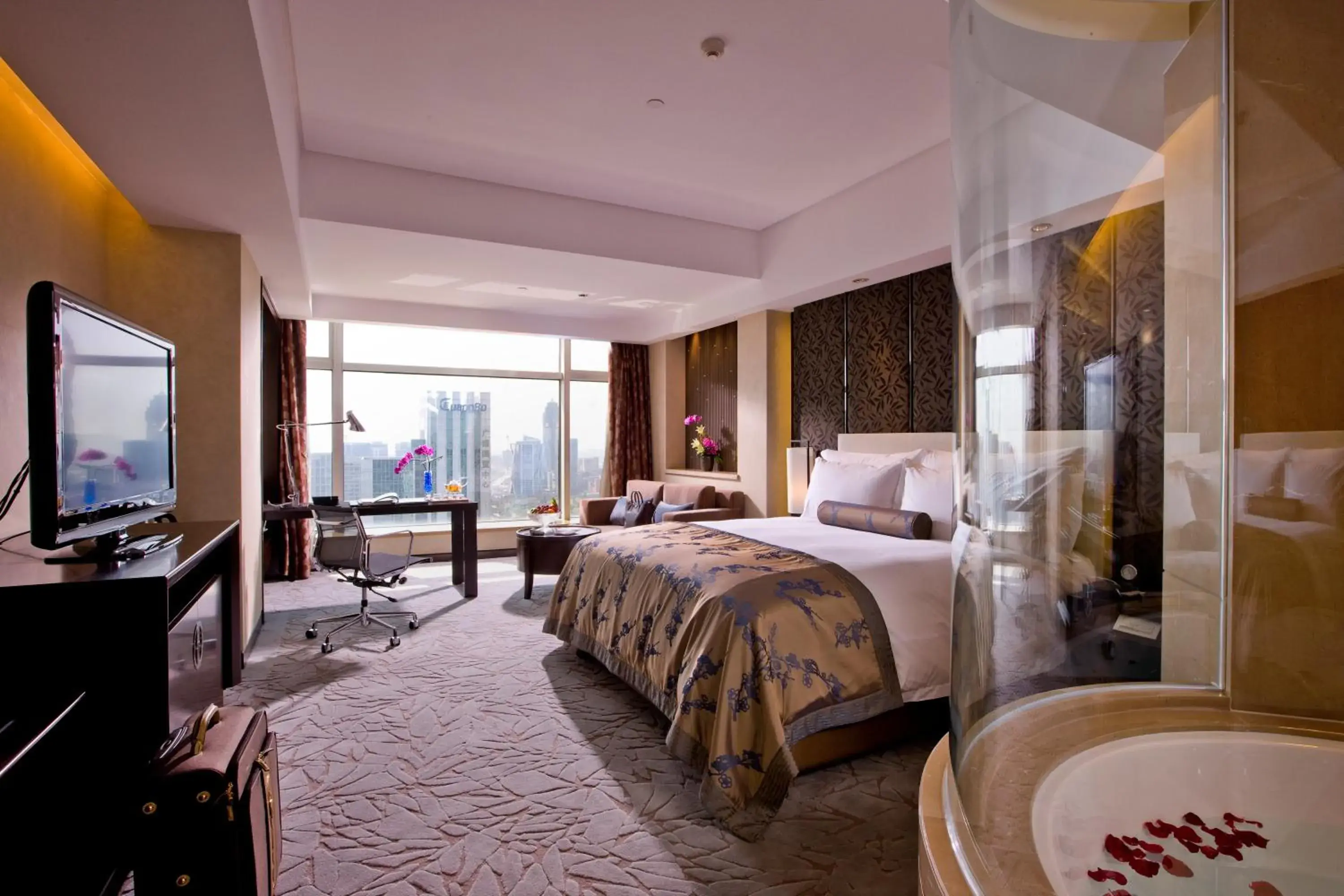 Photo of the whole room, Bed in Nanyuan Universe Deluxe Hotel Photo of the whole room, Bed in Nanyuan Universe Deluxe Hotel