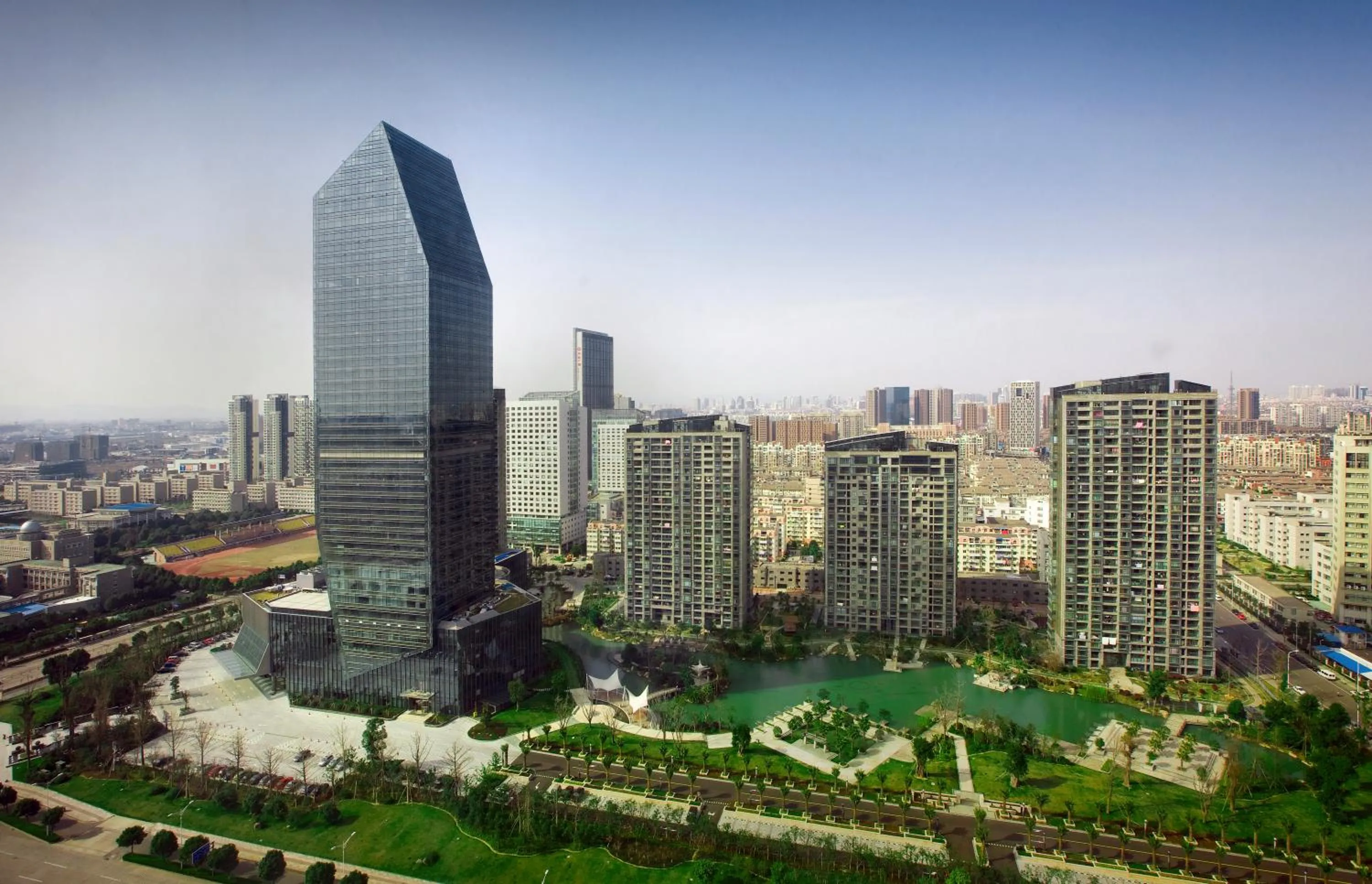 Bird's eye view in Nanyuan Universe Deluxe Hotel