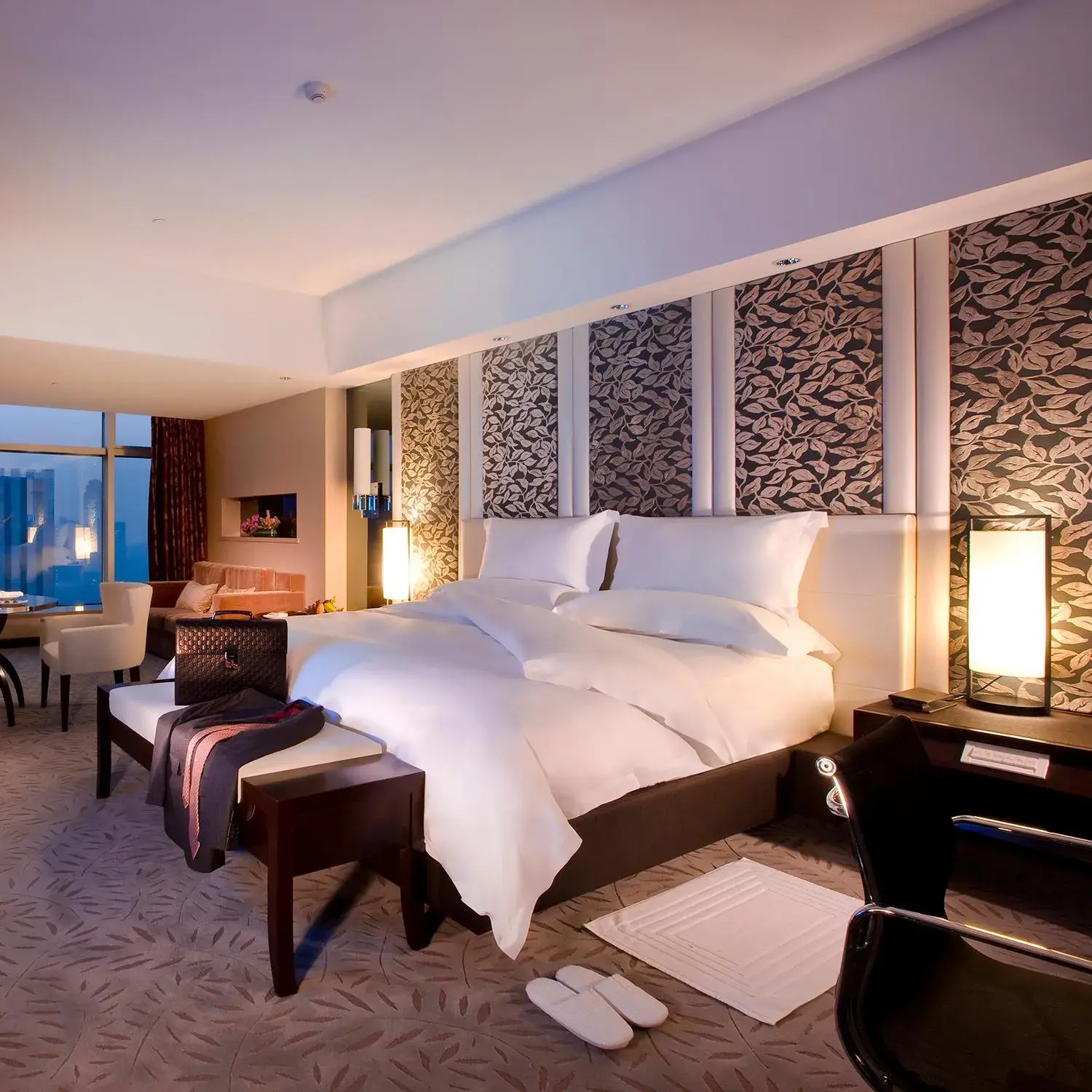 Bed in Nanyuan Universe Deluxe Hotel Bed in Nanyuan Universe Deluxe Hotel