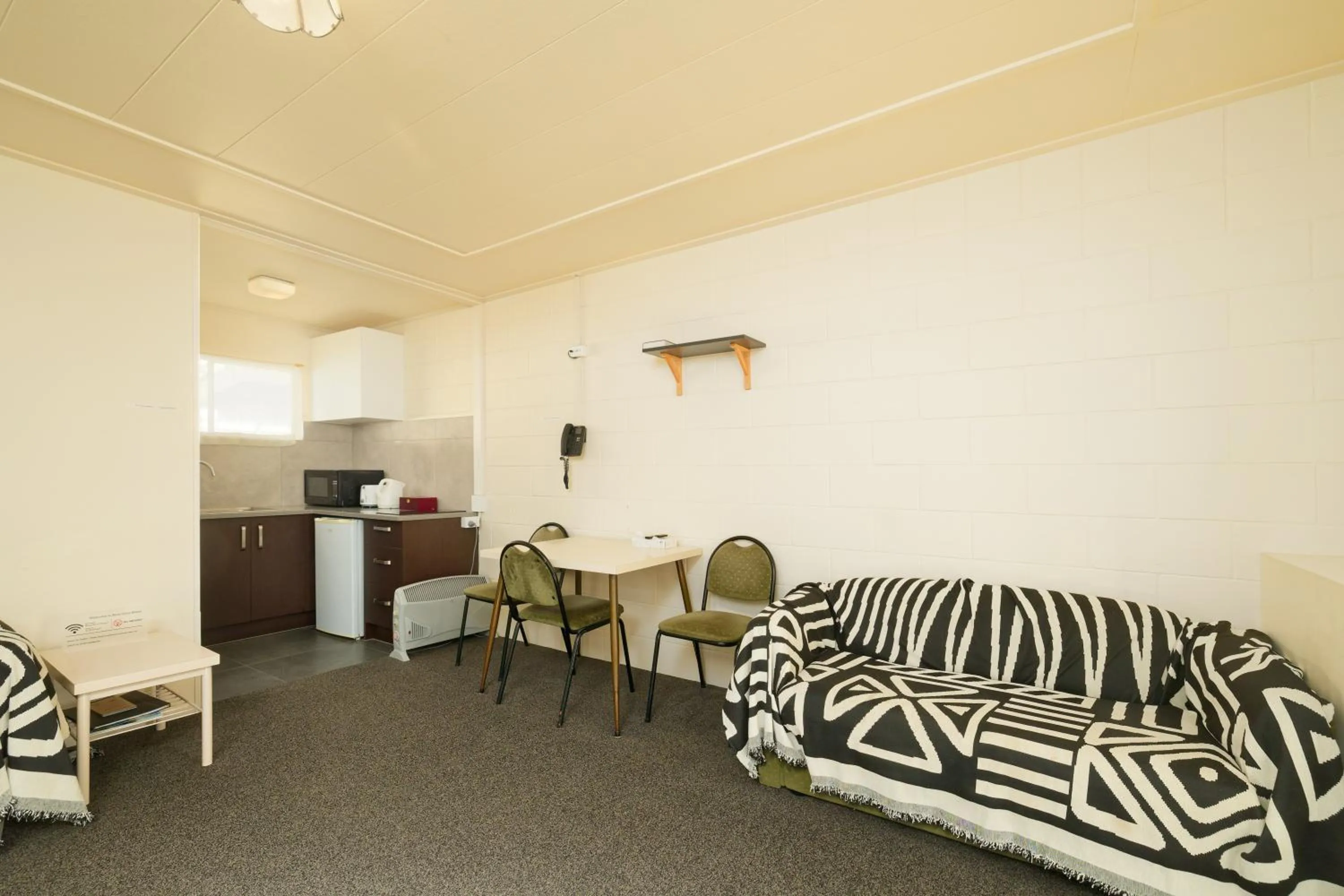 Bed in Blue Seas Motel