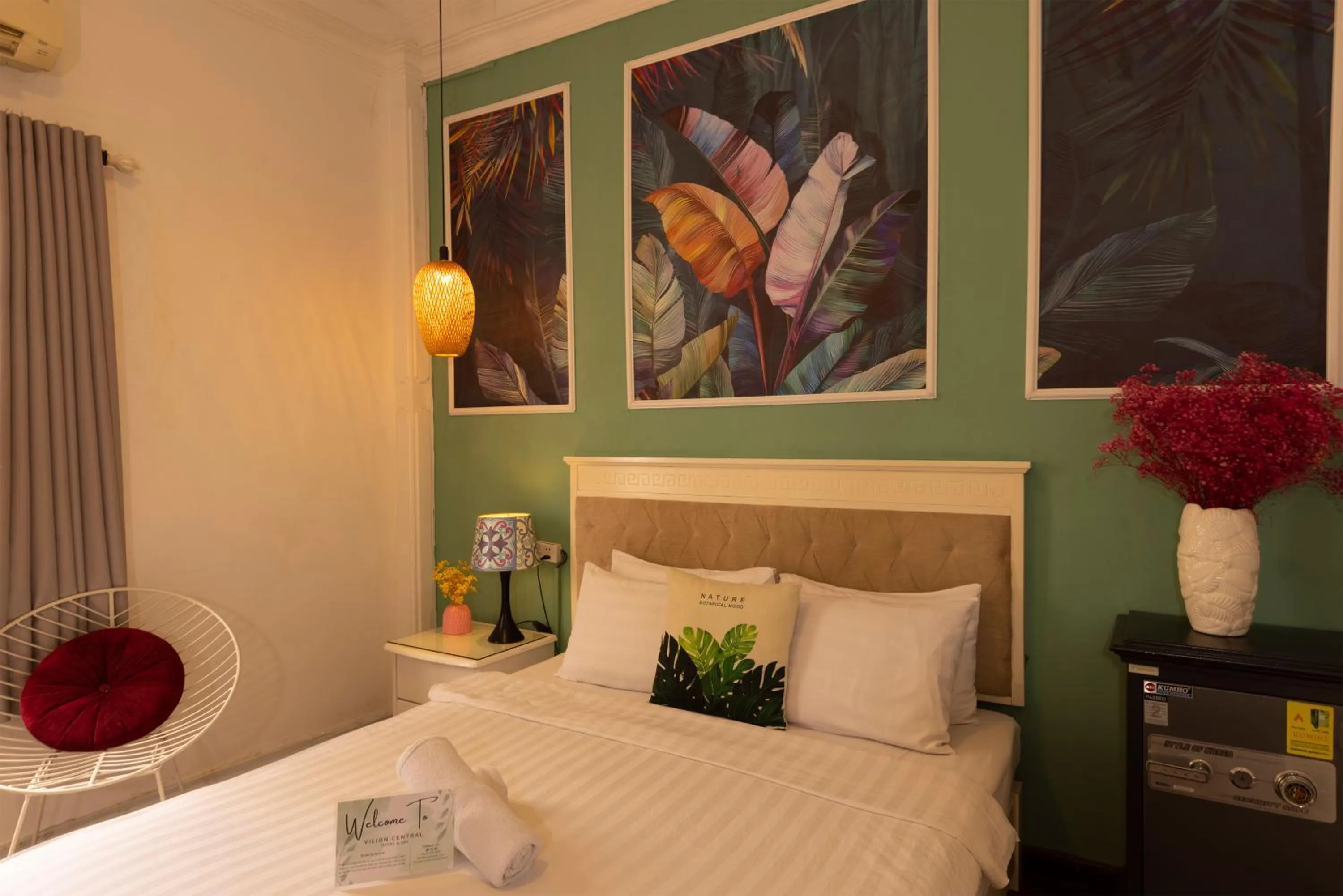 Bed in Vilion Central Hotel & Spa