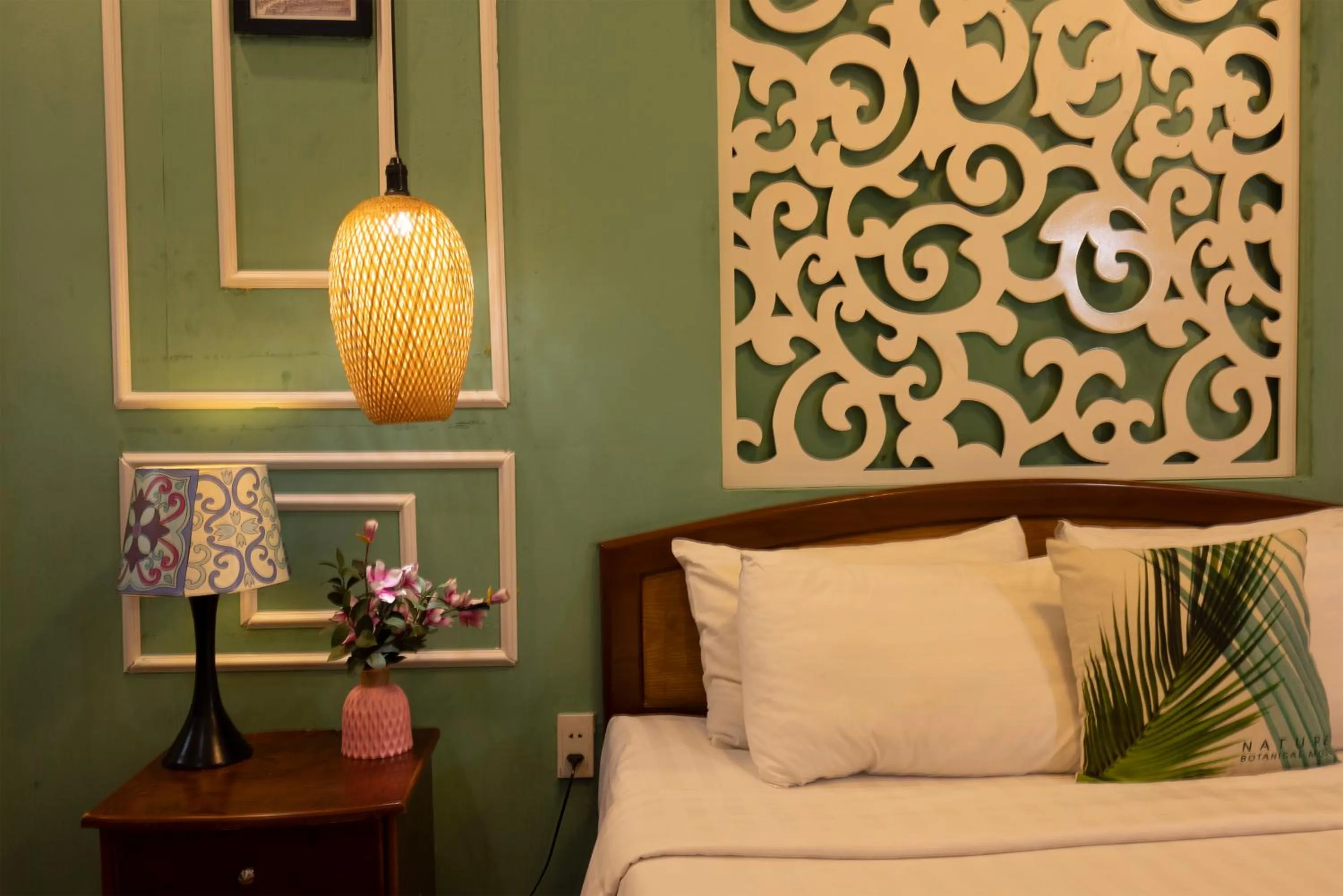 Decorative detail, Bed in Vilion Central Hotel & Spa