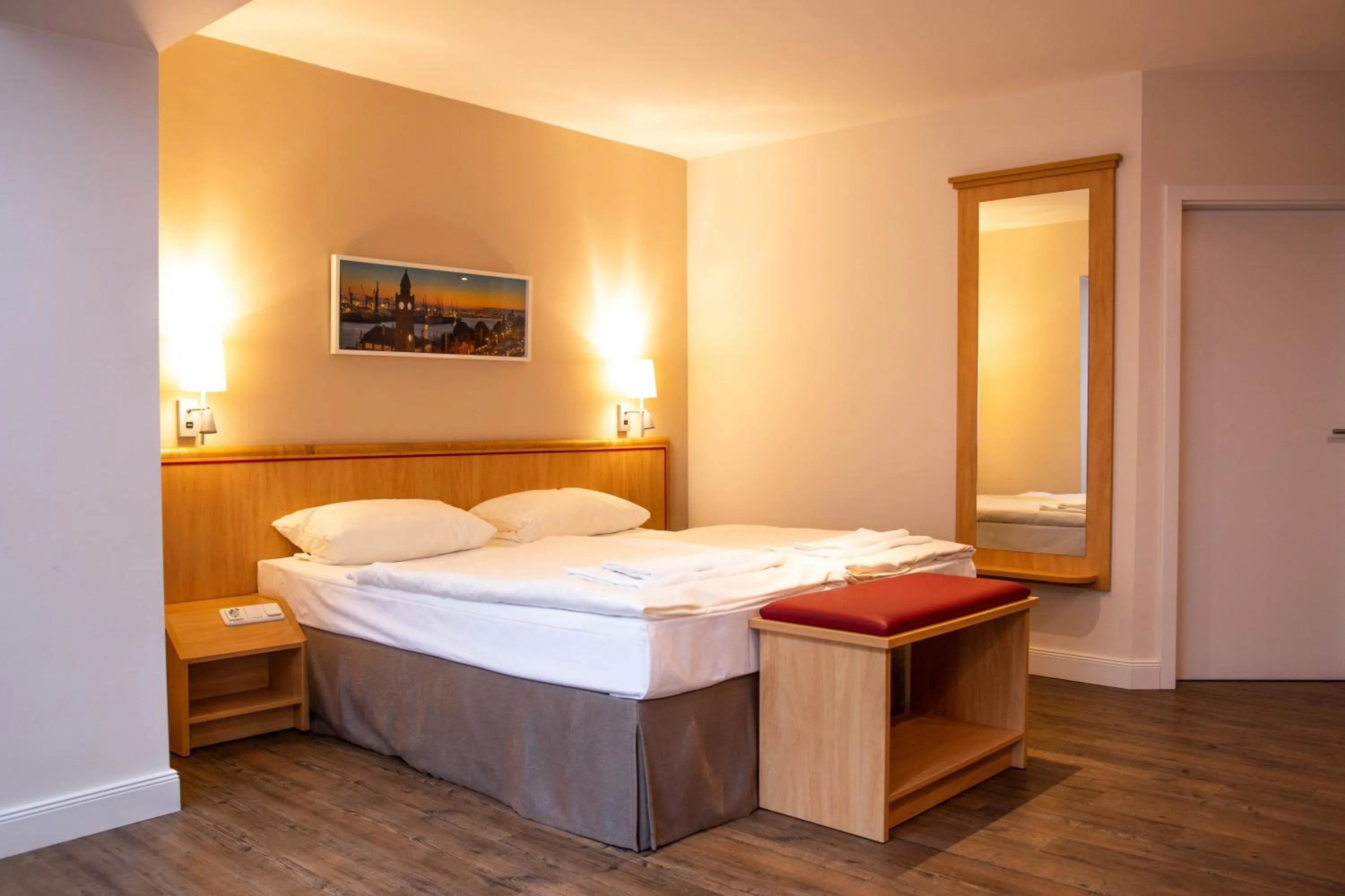 Bedroom, Bed in Bundt's Hotel & Gartenrestaurant