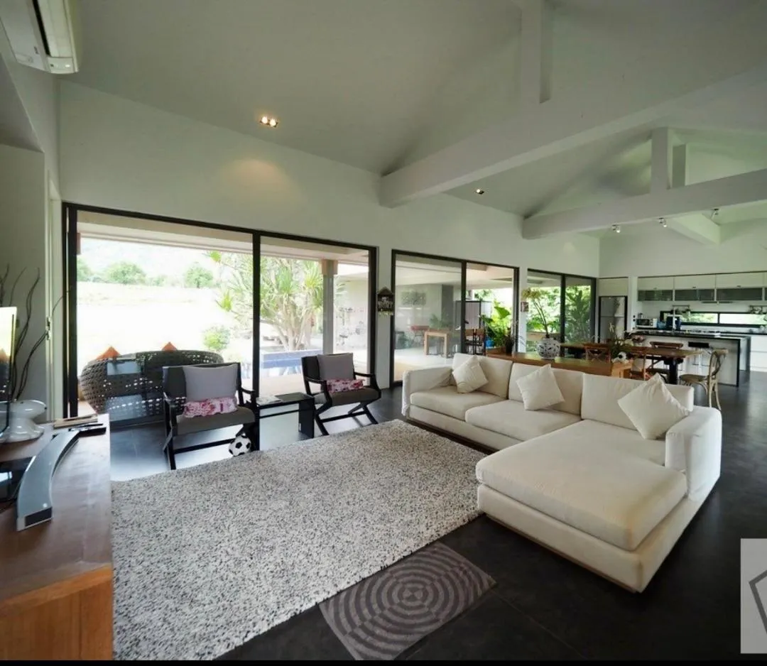 Living room in Annie Villa at Khao Yai
