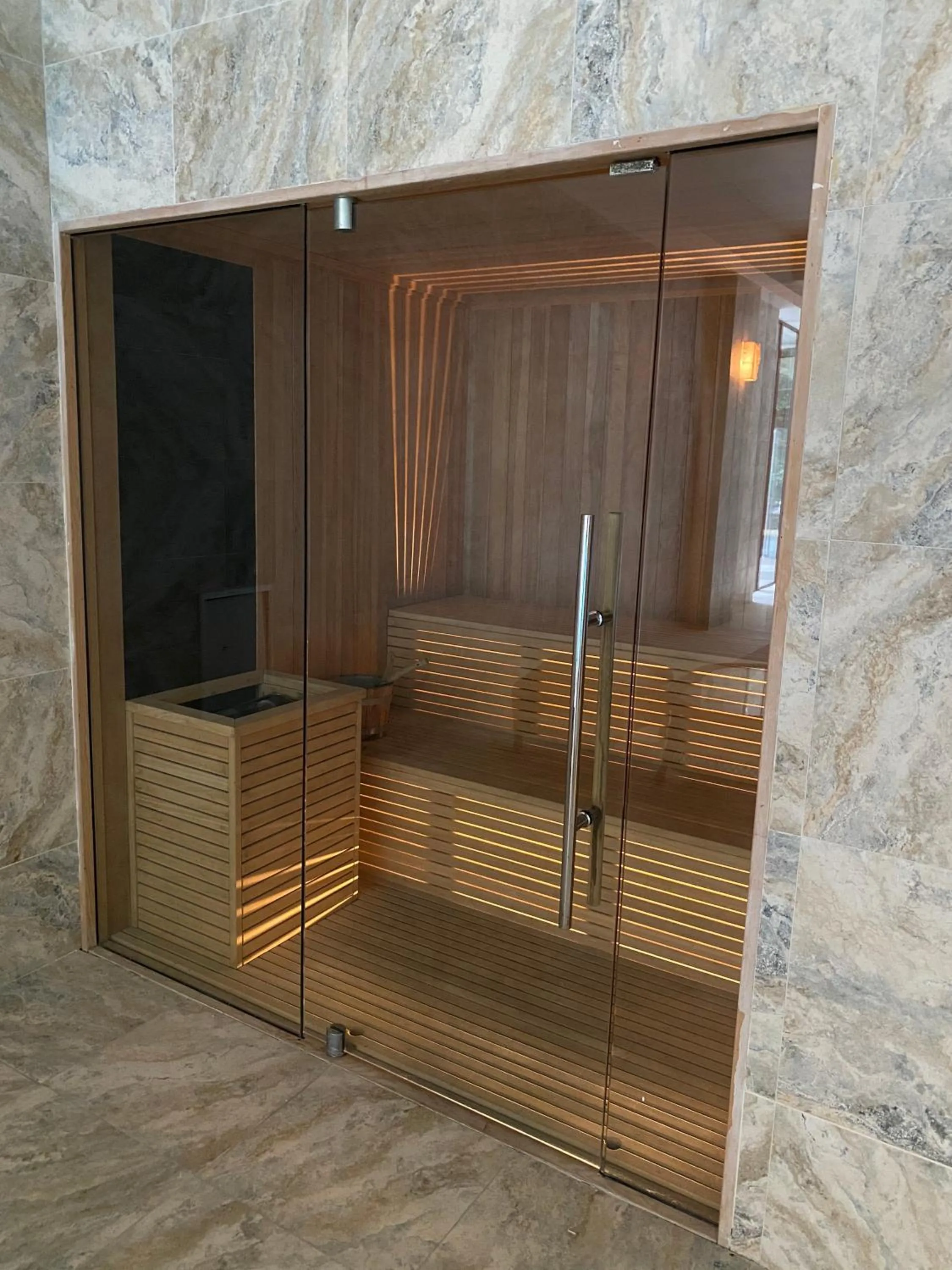 Sauna in Resort Plaza Lake