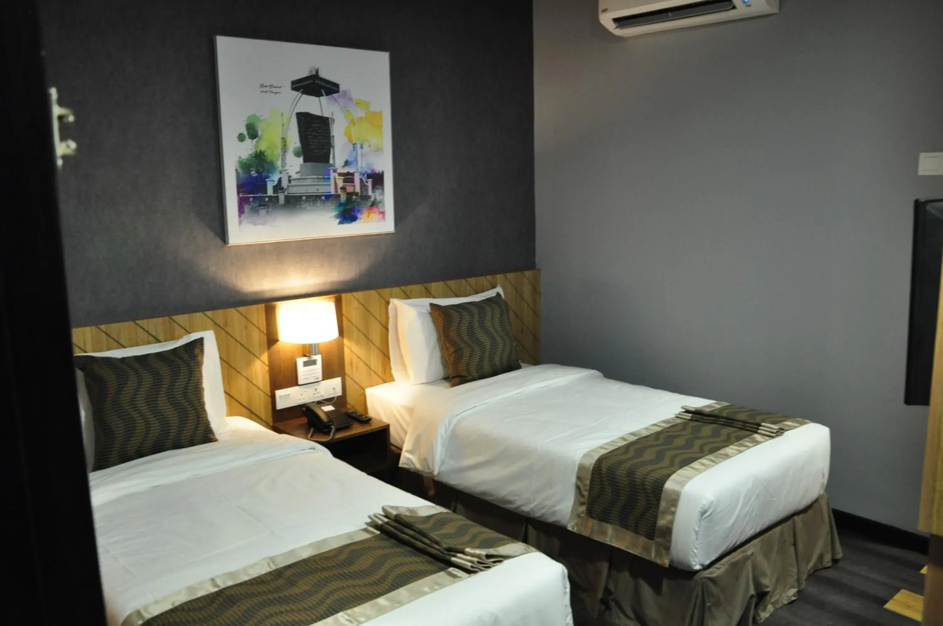 Bed in Valya Hotel, Kuala Terengganu Bed in Valya Hotel, Kuala Terengganu