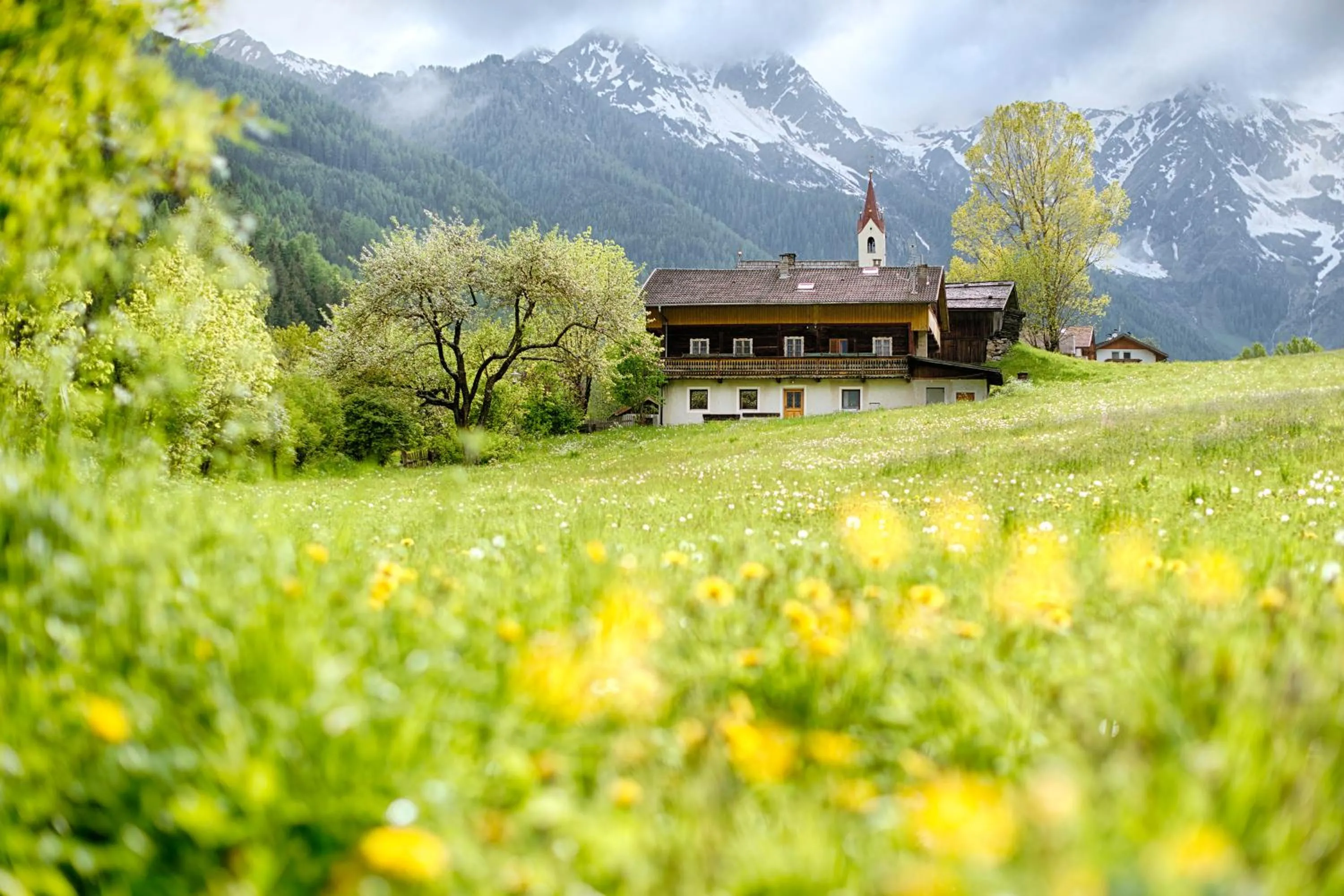 Landmark view in Alpine Luxury SPA Resort Schwarzenstein