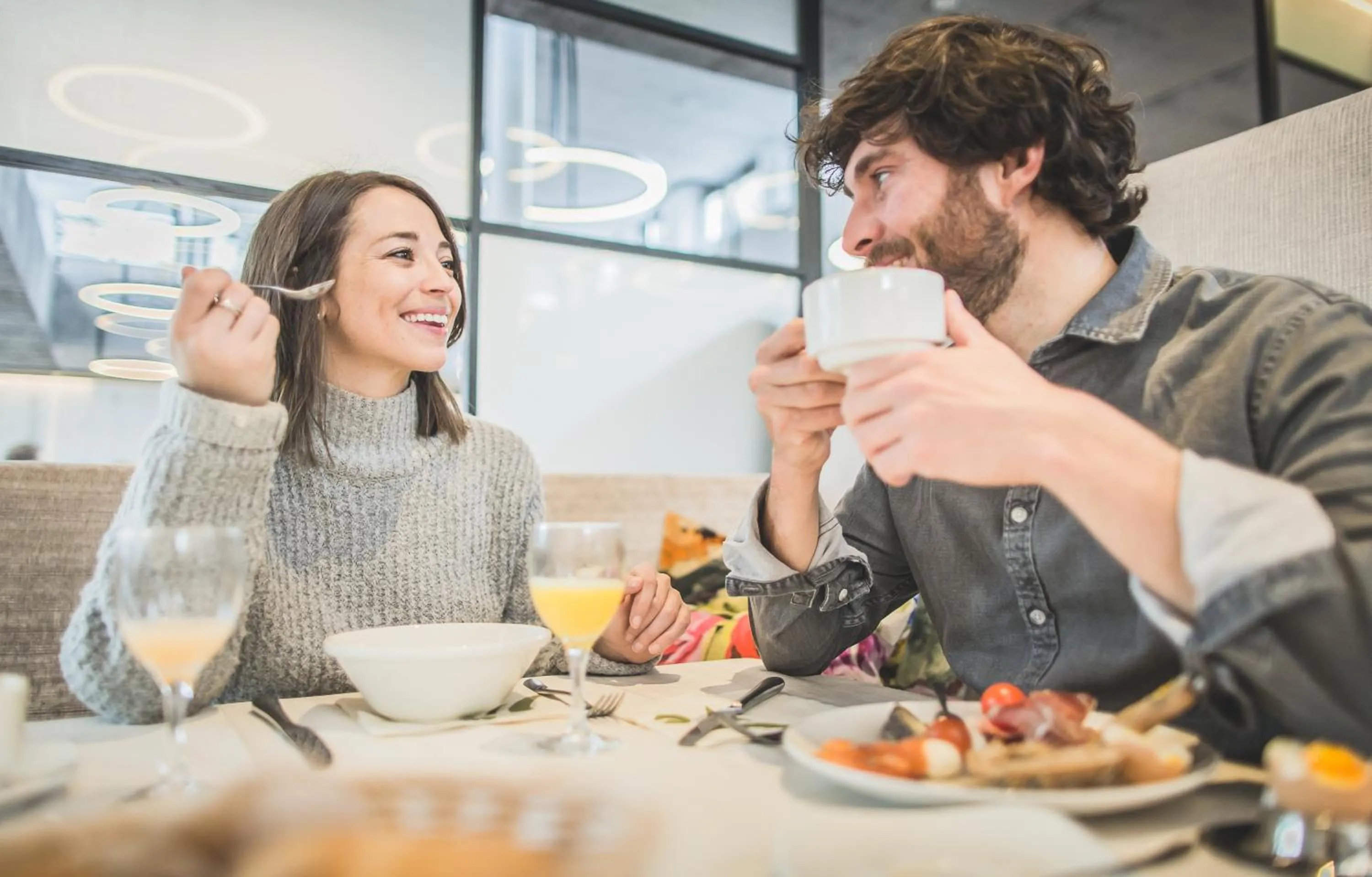 Continental breakfast in Alpine Luxury SPA Resort Schwarzenstein