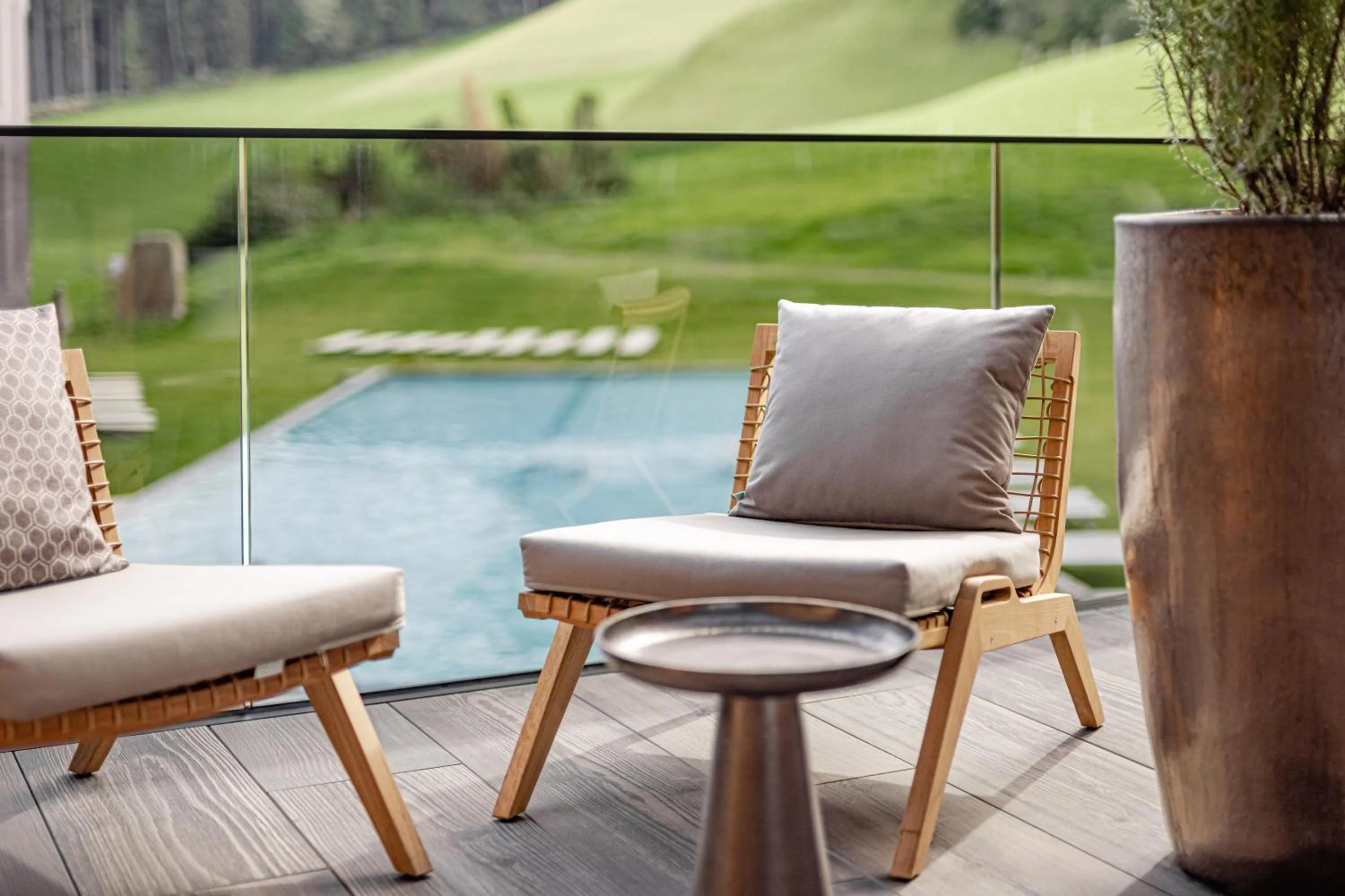 Property building in Alpine Luxury SPA Resort Schwarzenstein
