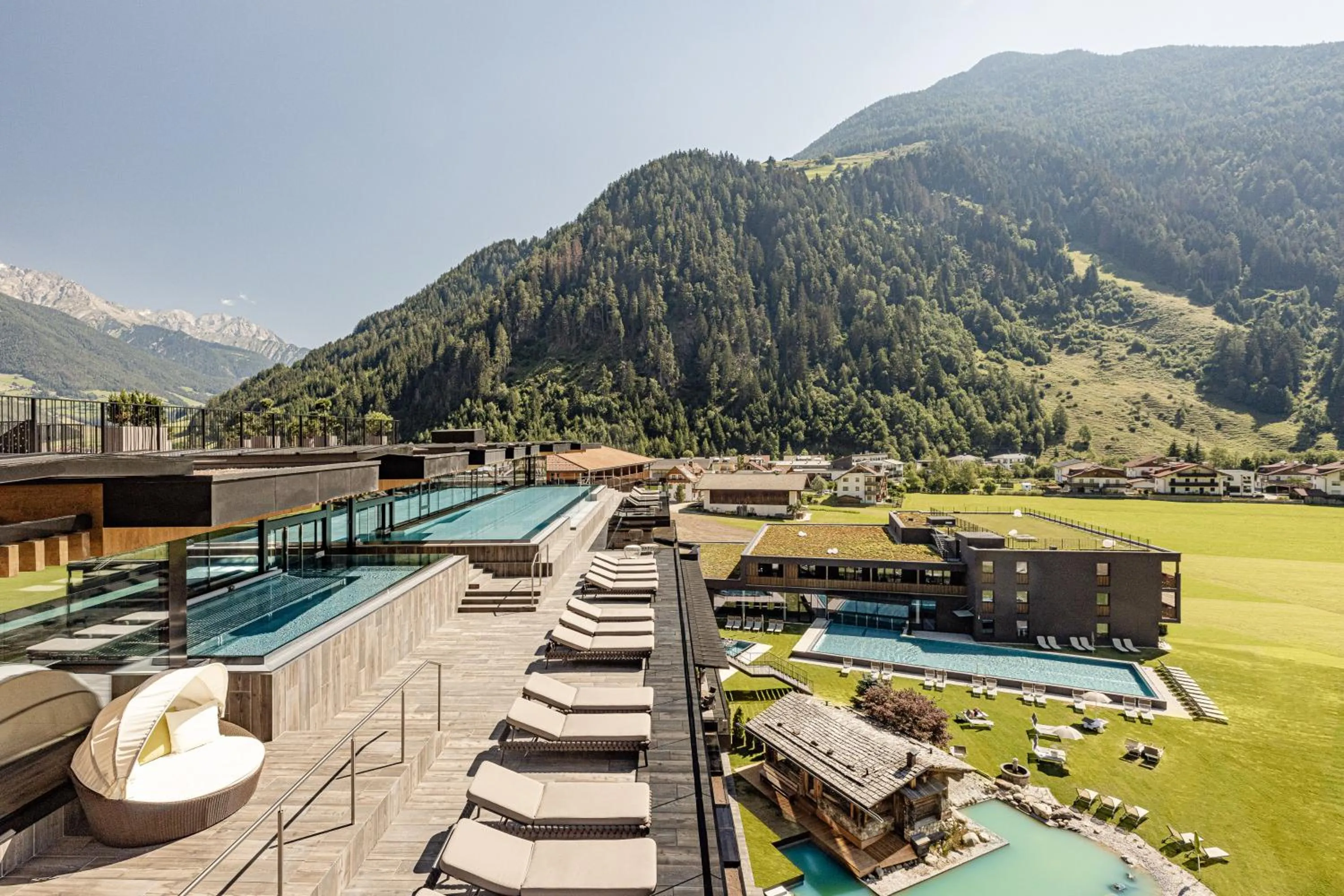 Property building in Alpine Luxury SPA Resort Schwarzenstein