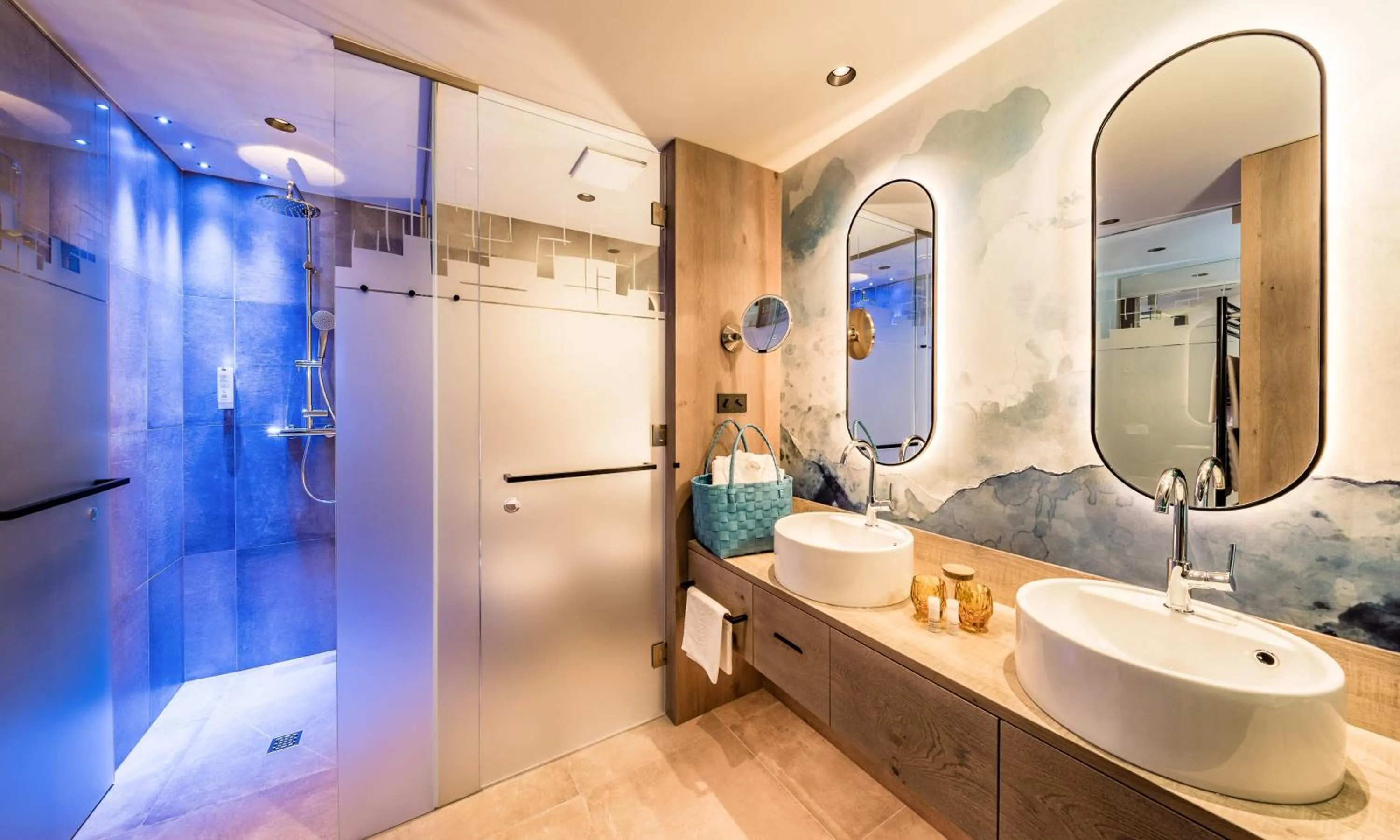 Bathroom in Alpine Luxury SPA Resort Schwarzenstein