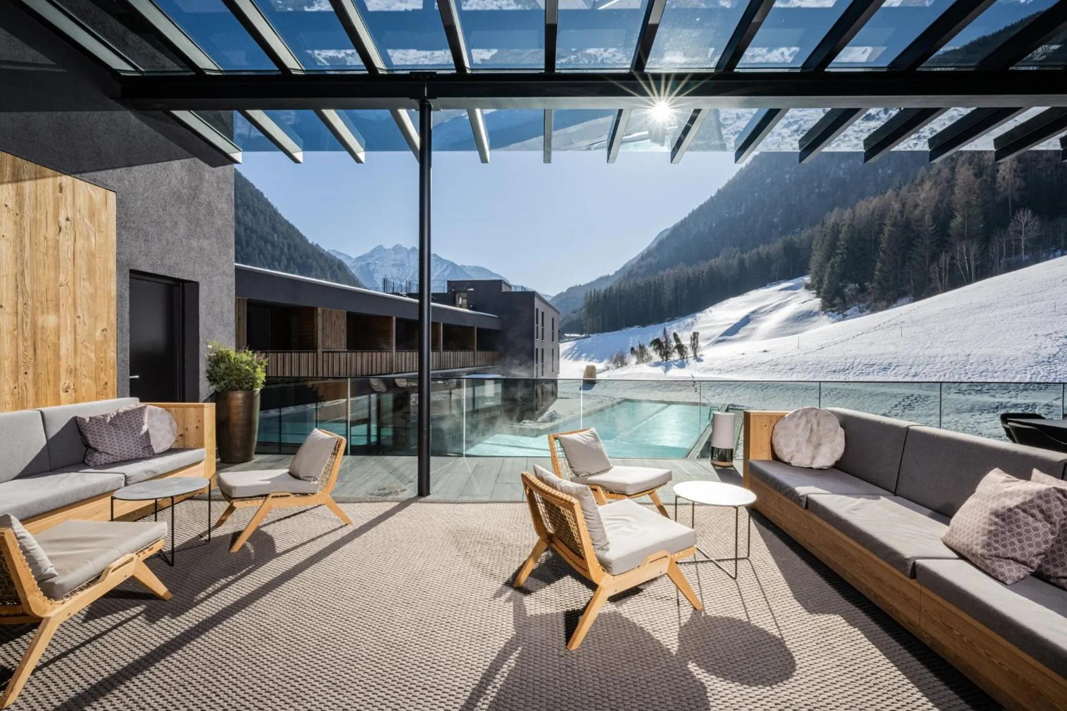 Day in Alpine Luxury SPA Resort Schwarzenstein