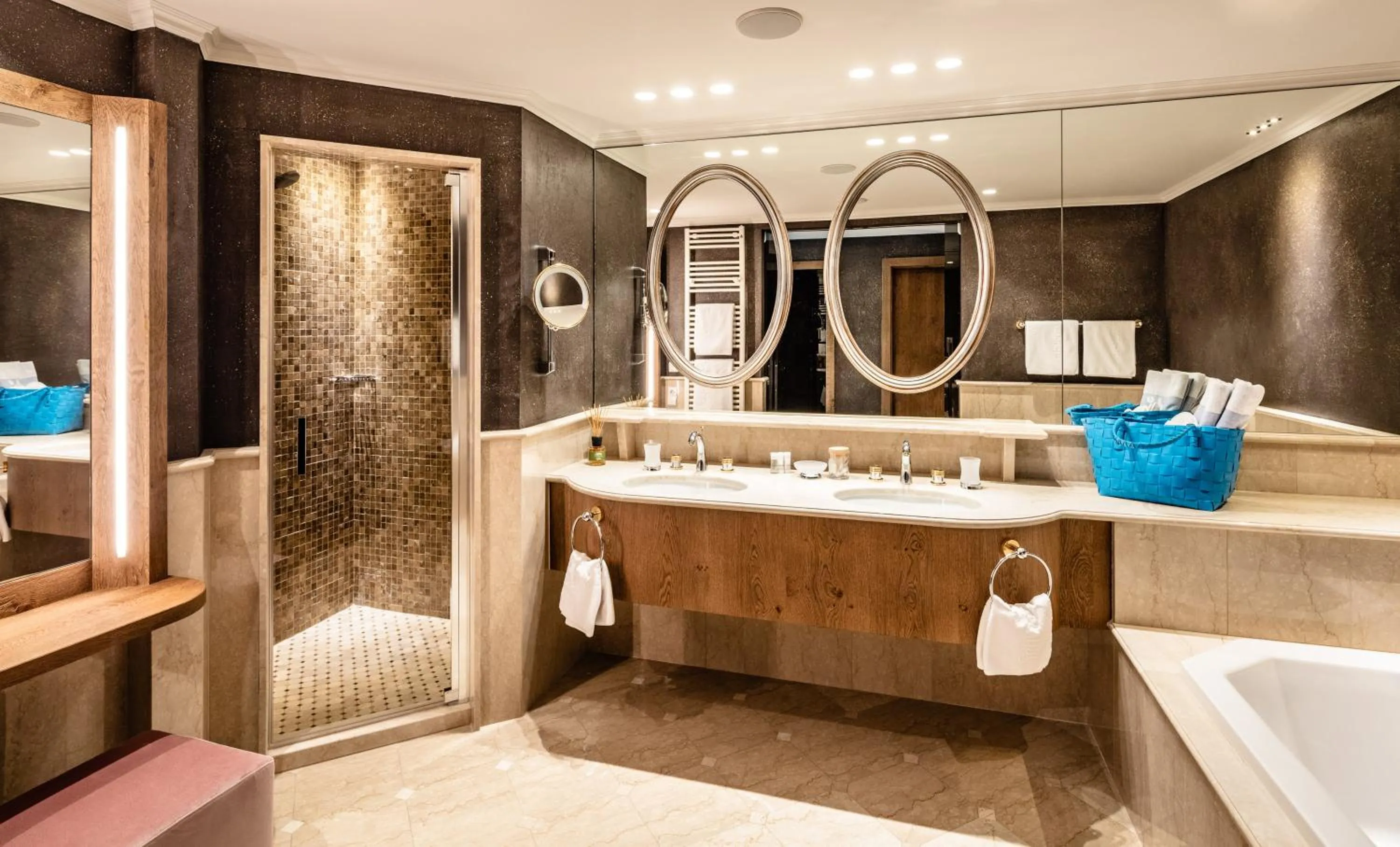 Bathroom in Alpine Luxury SPA Resort Schwarzenstein
