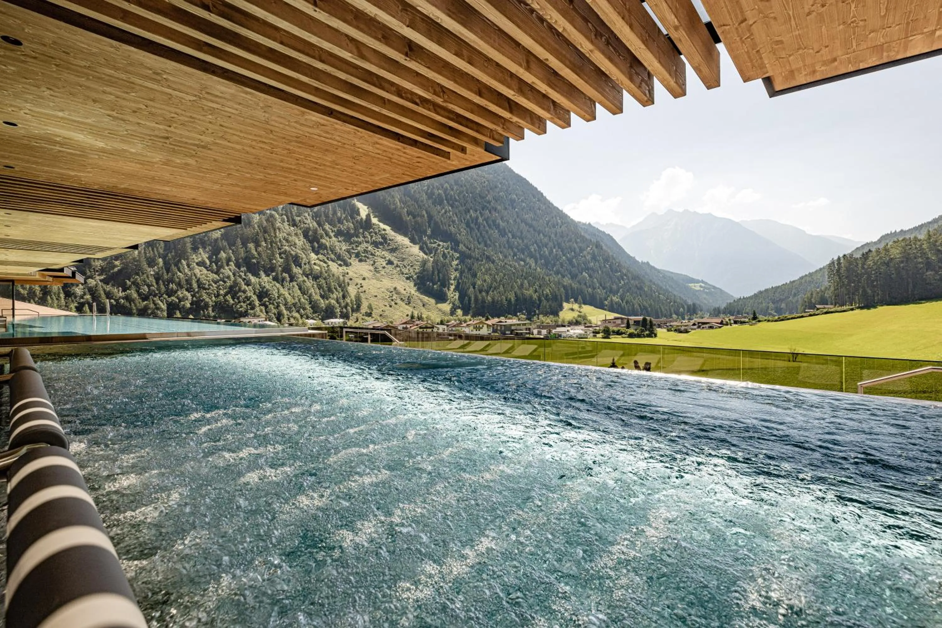 Swimming pool in Alpine Luxury SPA Resort Schwarzenstein
