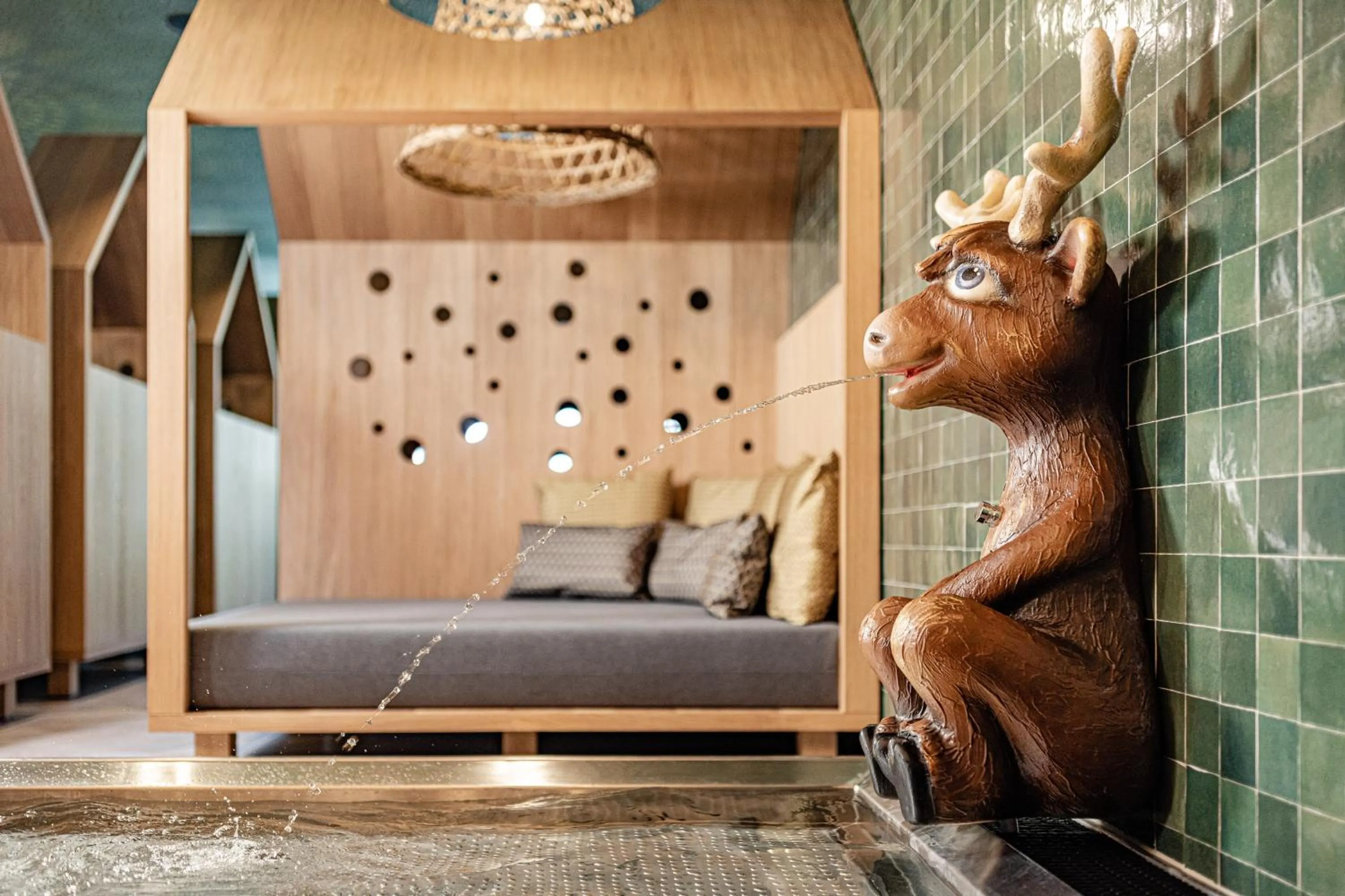 Swimming pool in Alpine Luxury SPA Resort Schwarzenstein