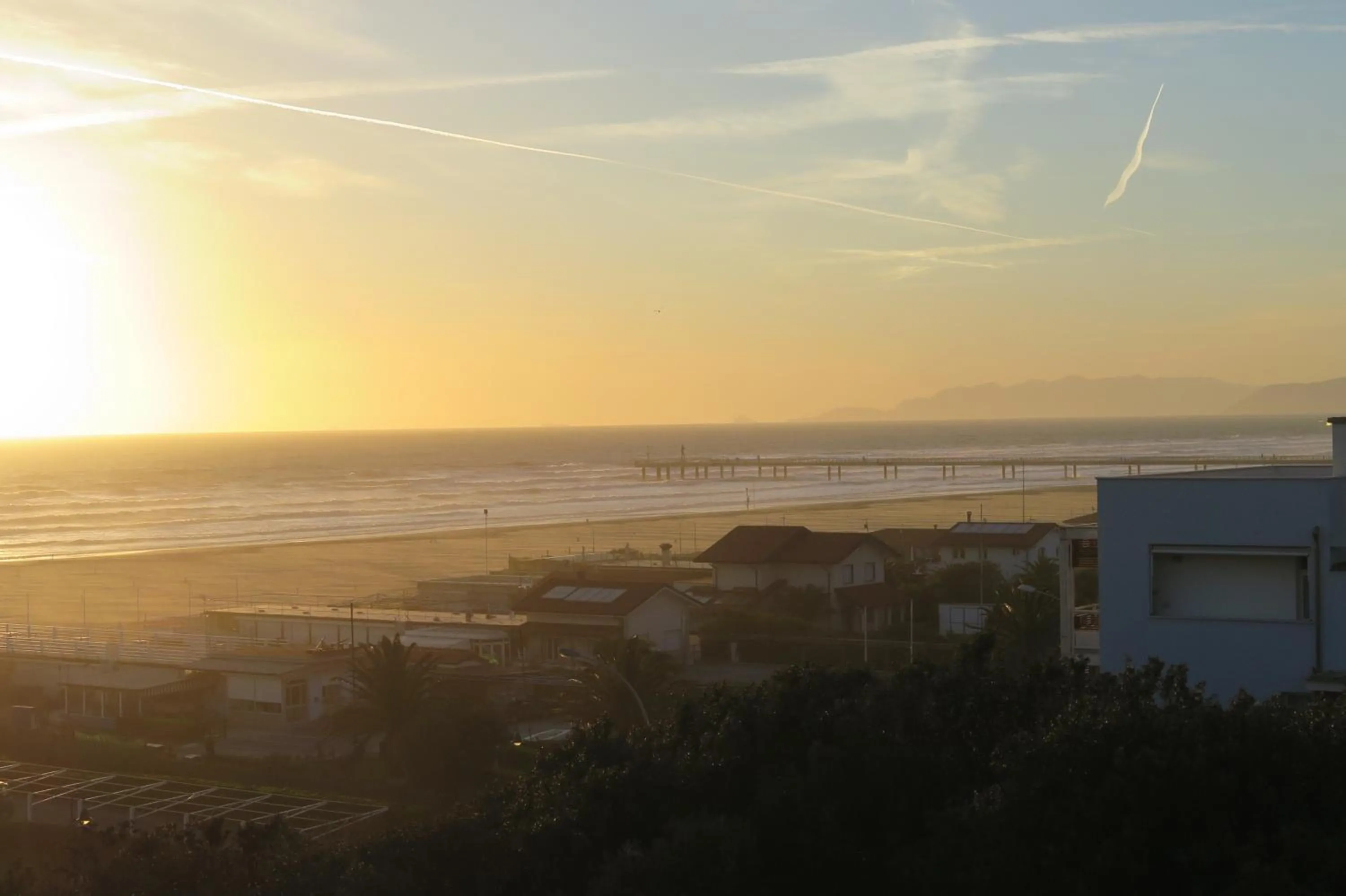 Sunset in Hotel Happy